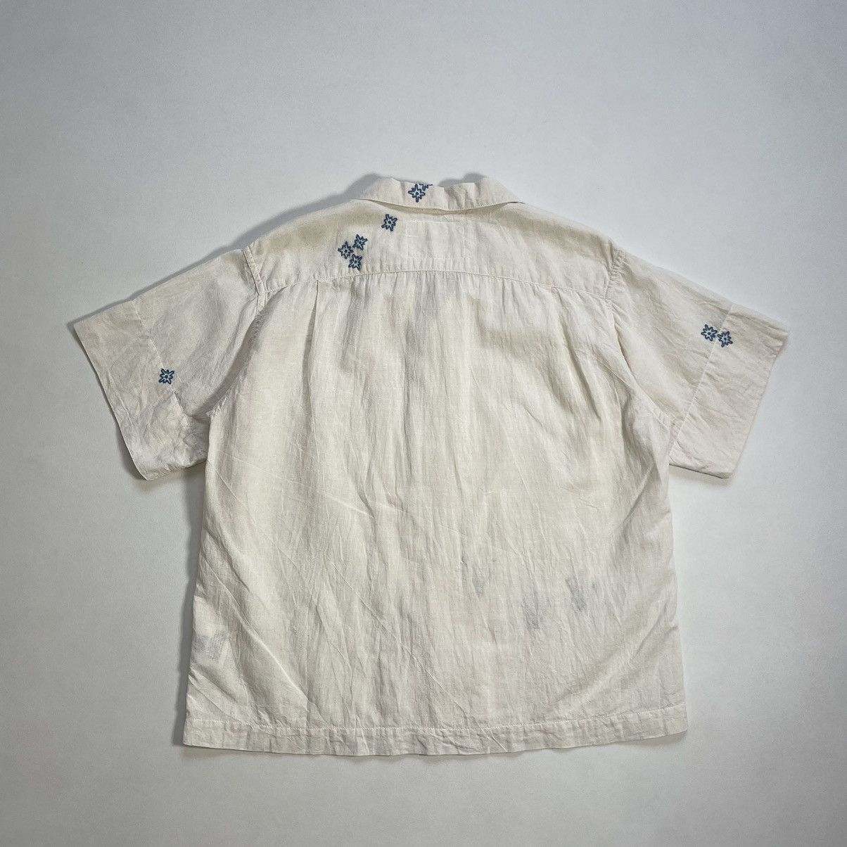 Story Mfg. ‘Greetings’ Embroidered Boxy Shirt Size US M / EU 48-50 / 2 - 12 Thumbnail