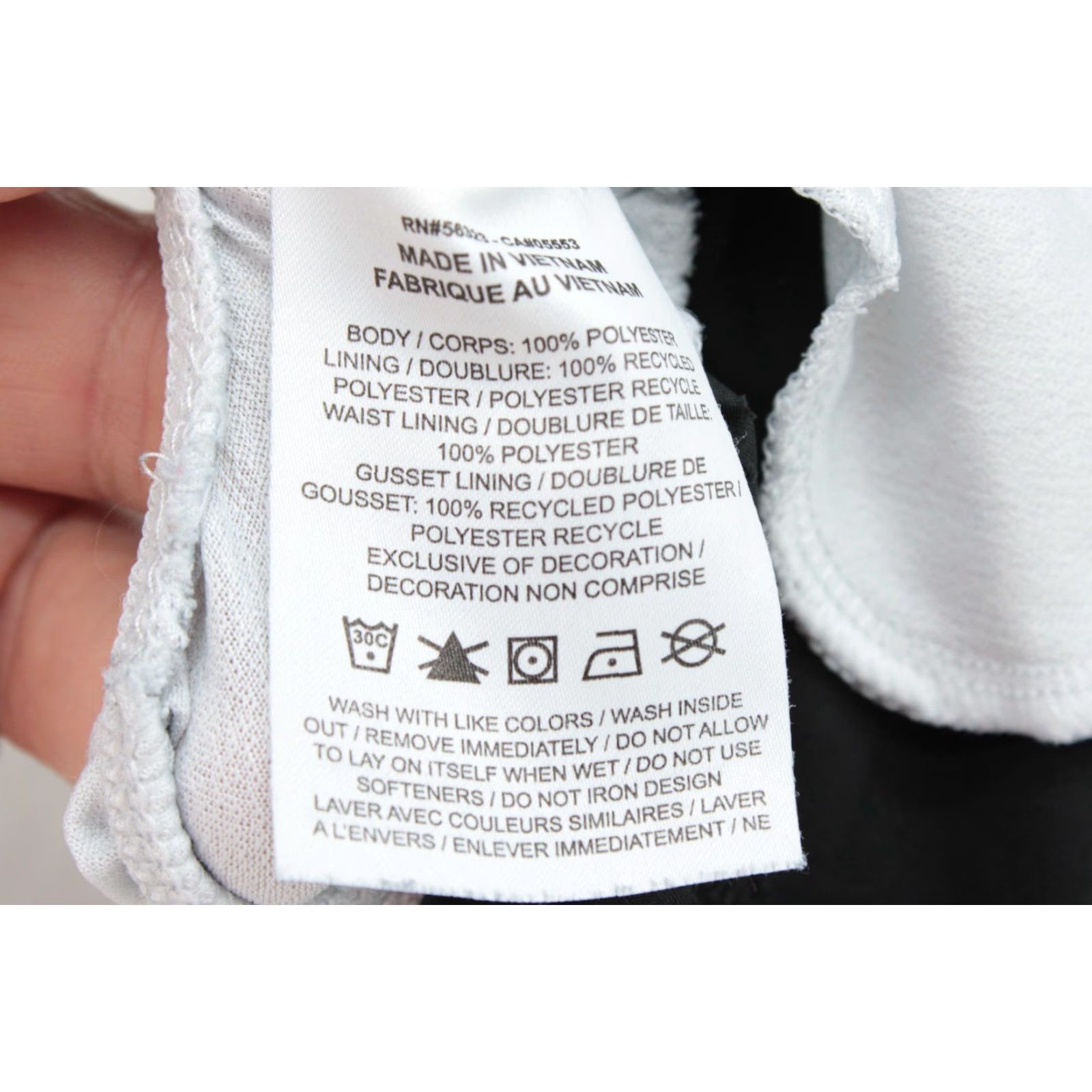 Nike Nike Dri Fit Running Shorts Women's Black White Stars Lined Drawstring Large Size 36" / US 14 / IT 50 - 6 Thumbnail