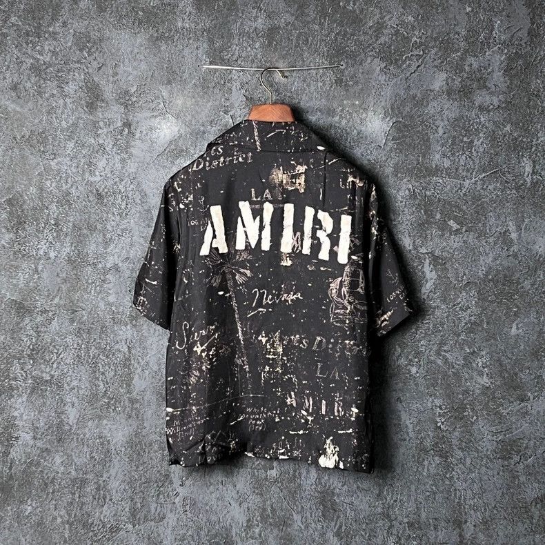 Amiri Amiri Multi-element printed morus alba silk short sleeve Size US S / EU 44-46 / 1 - 2 Thumbnail
