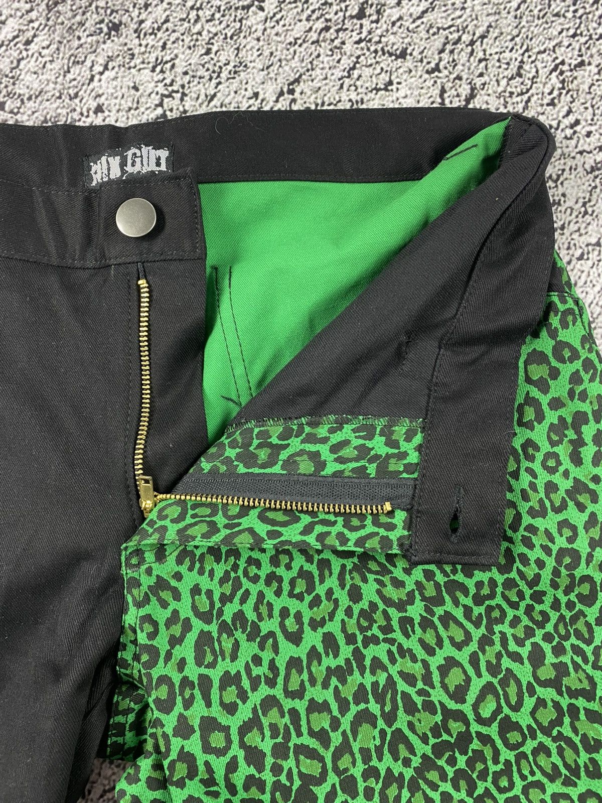 Vintage Vintage Y2K Japanese leopard faded denim jeans streetwear Size 32" / US 10 / IT 46 - 3 Thumbnail