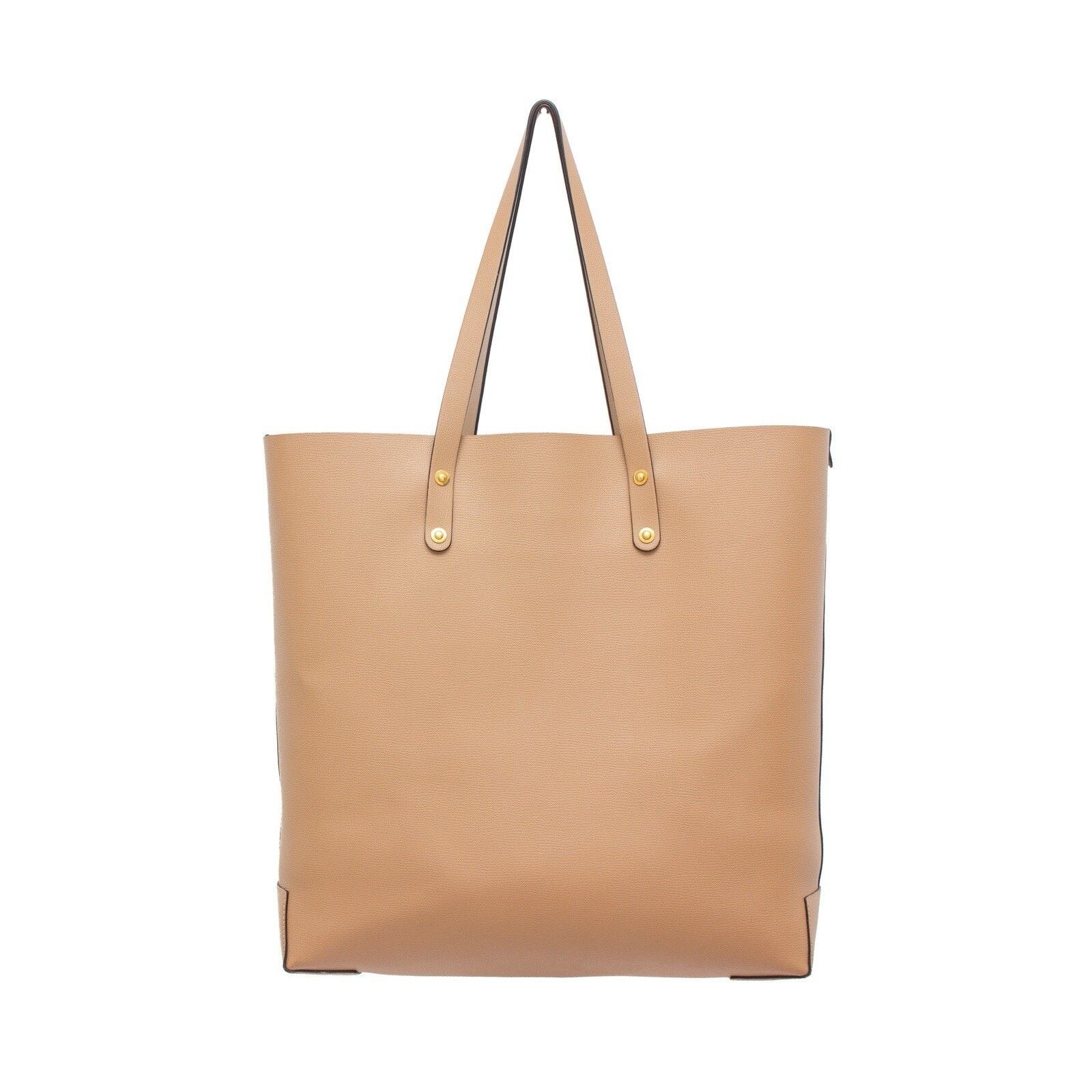 Burberry 1.8k$ Burberry Camel XL Leather Haymarket Check Tote Bag Size ONE SIZE - 2 Thumbnail