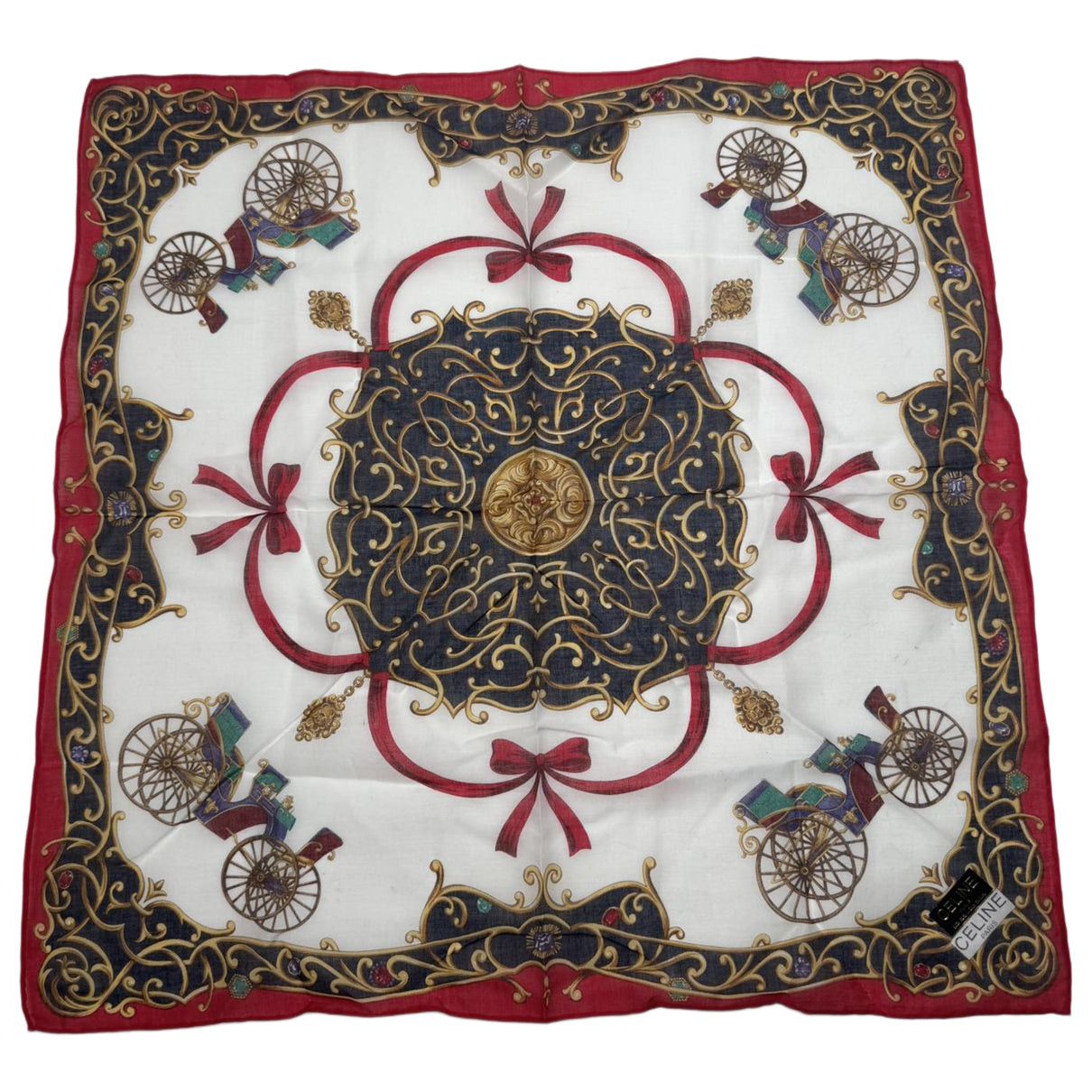 Black Silk Scarf