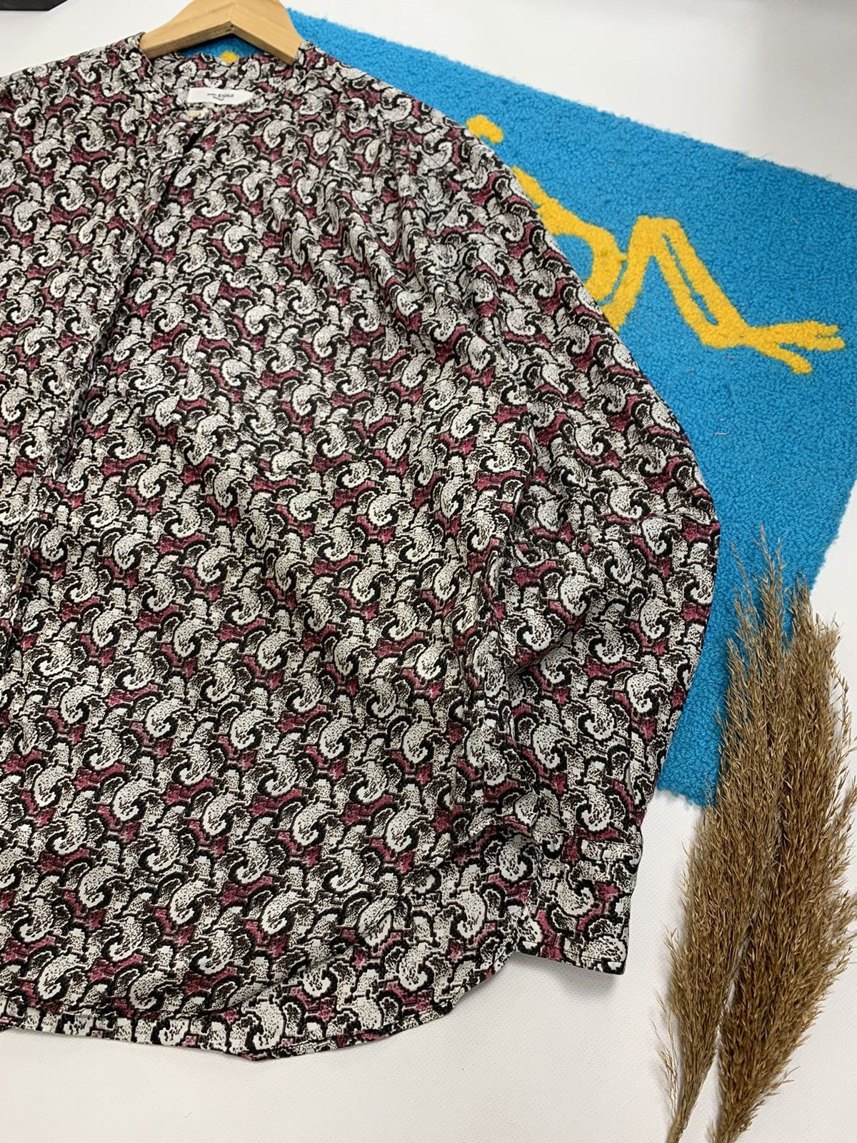 Designer × Isabel Marant Etoile × Vintage Vintage Isabel Marant Floral Printed Flowers Designer Shirt Size M / US 6-8 / IT 42-44 - 4 Thumbnail