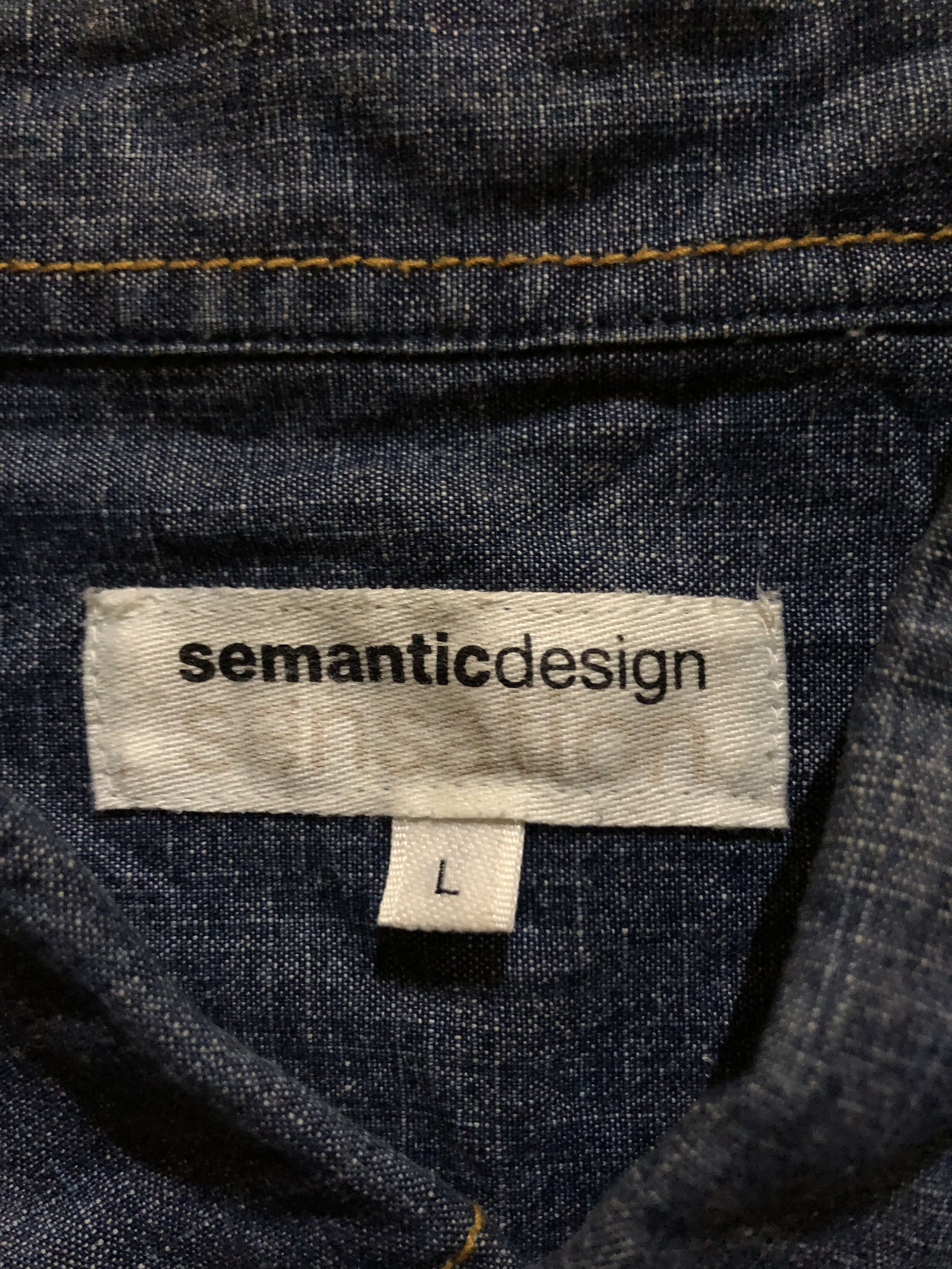 semanticdesign Semantic Design Denim Vest Like Lgb Seditionaries if6was9 Size US M / EU 48-50 / 2 - 9 Thumbnail