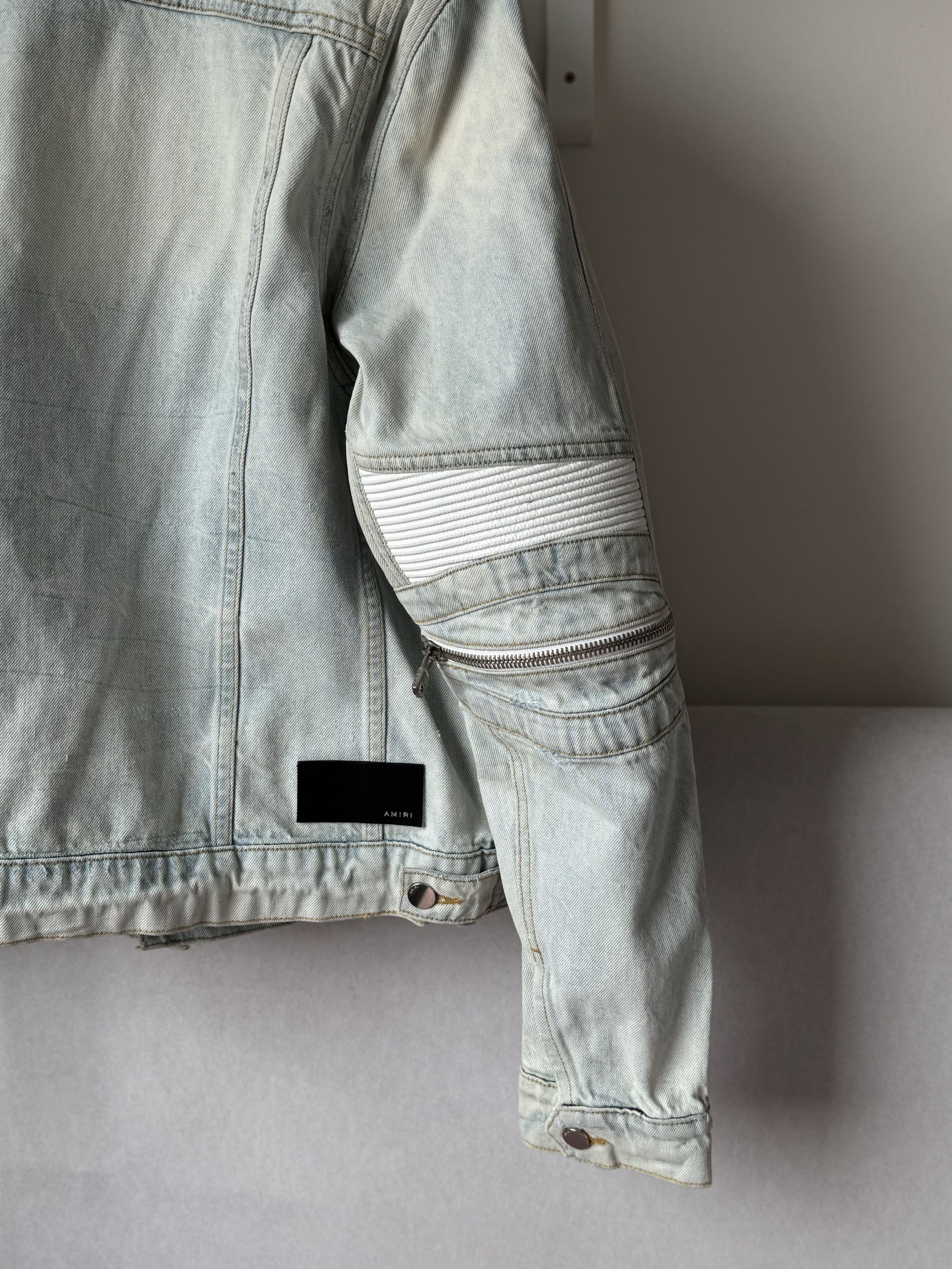 Amiri Amiri Biker Jeans jacket Size US XL / EU 56 / 4 - 10 Thumbnail