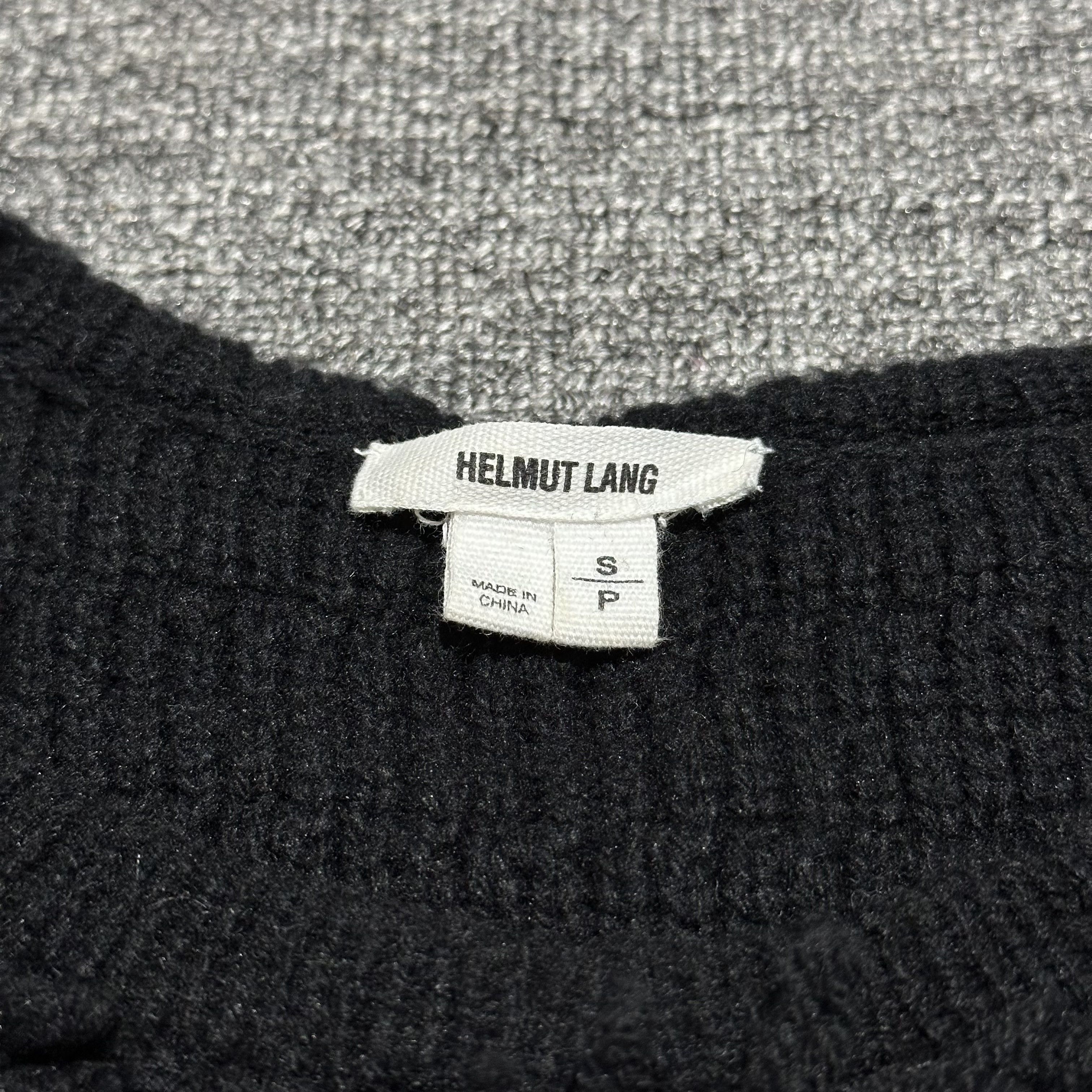Helmut Lang Helmut Lang Petite Black Fluffy Jumper Size S / US 4 / IT 40 - 3 Thumbnail