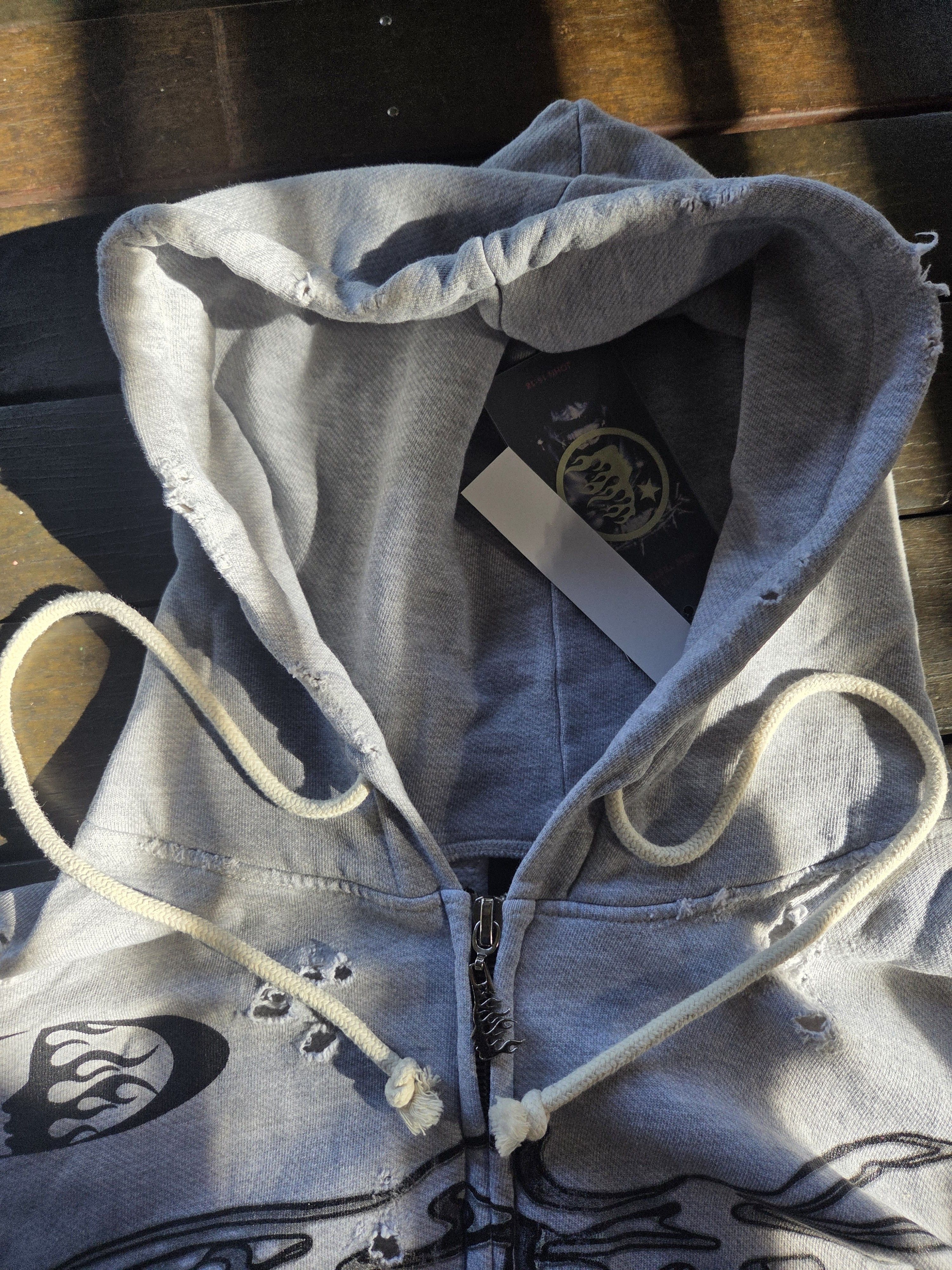 HELLSTAR Yoga Zip up Grey Hellstar Hoodie 2024 Capsule 10 size small Size US S / EU 44-46 / 1 - 5 Thumbnail