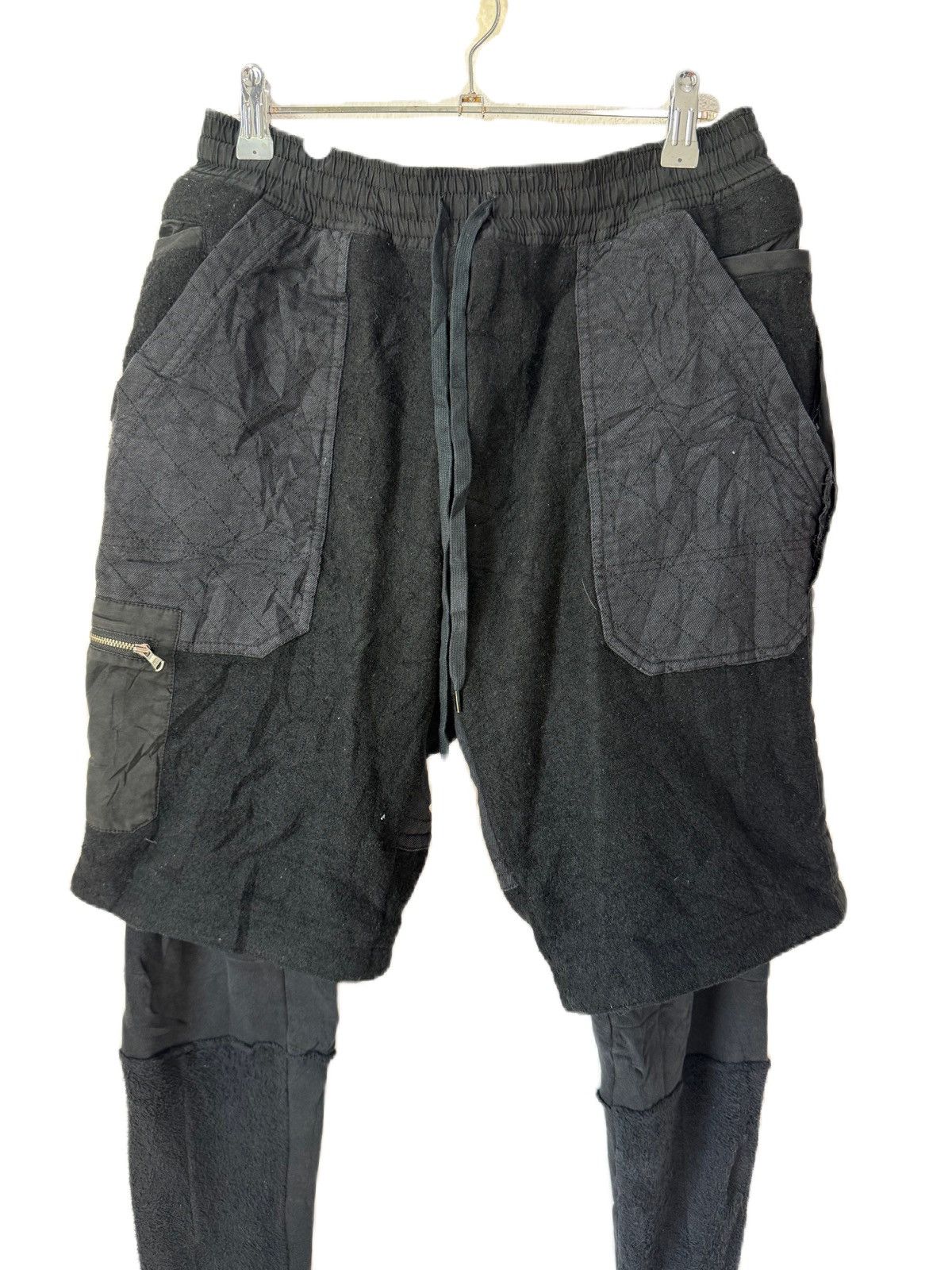 Wizzard Wizzard Layered Pants, Black Japanese Brand Rare Size US 33 - 5 Thumbnail