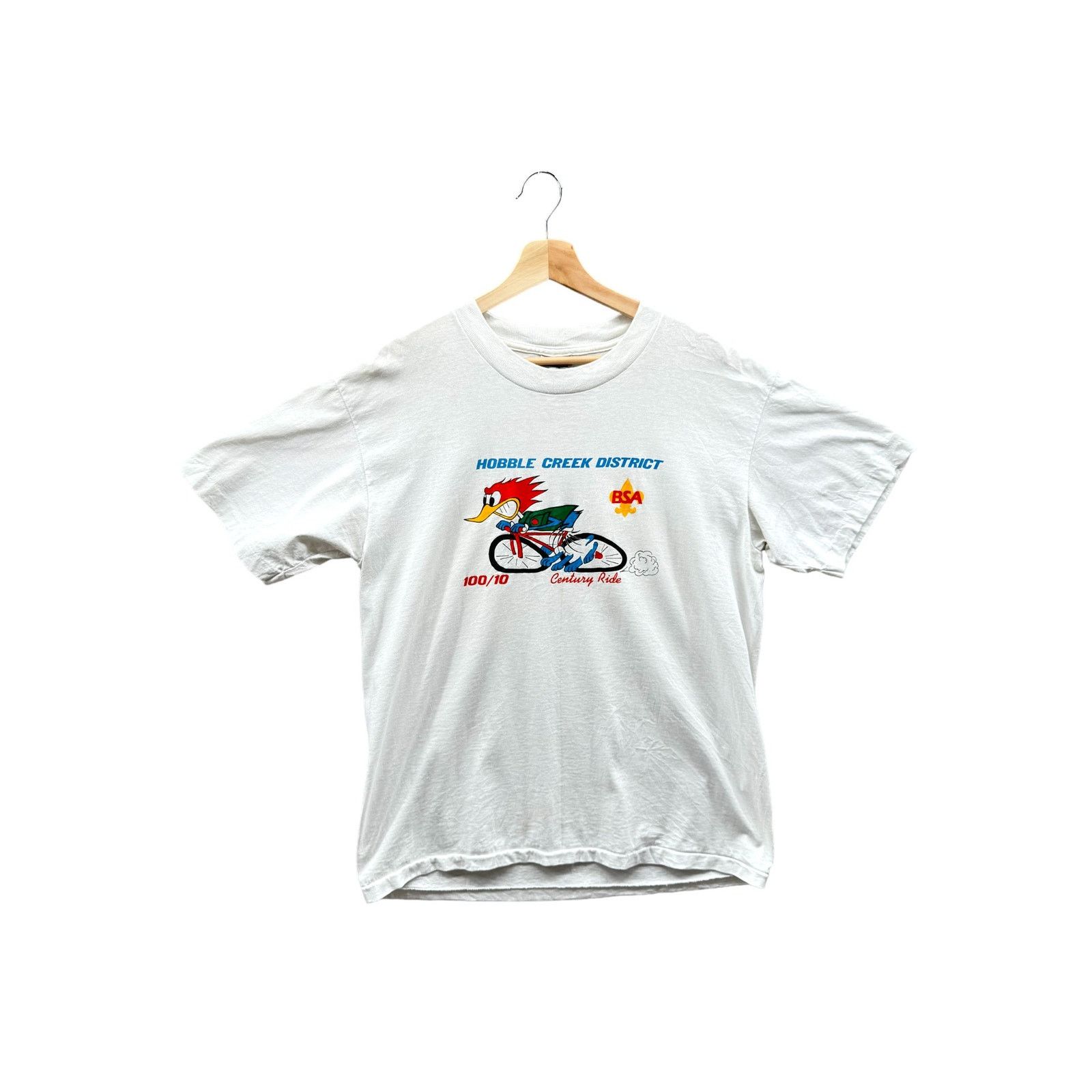 Vintage Vintage 1990's Hobble Creek District Cartoon Graphic Tee Size US XL / EU 56 / 4 - 1 Thumbnail