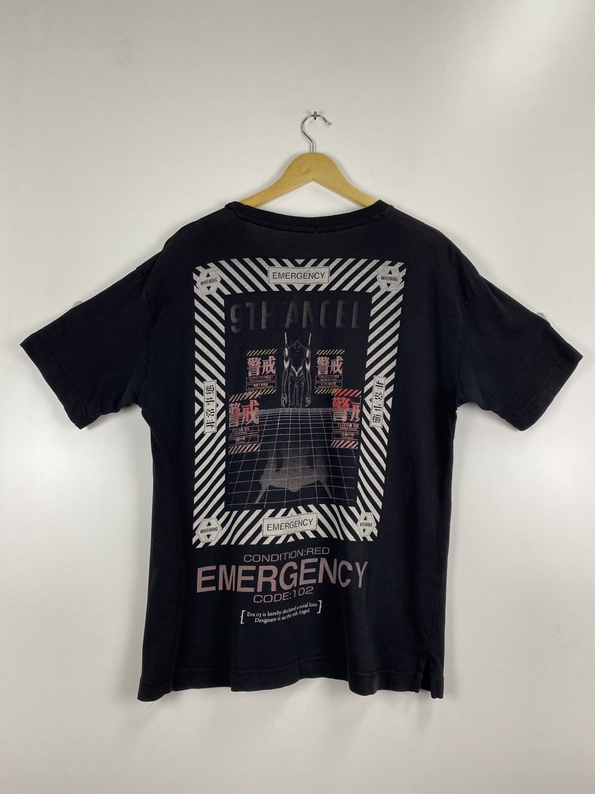 Vintage Neon Genesis Evangelion Eva 03 Emergency Code 102 T Shirt Size US M / EU 48-50 / 2 - 12 Thumbnail