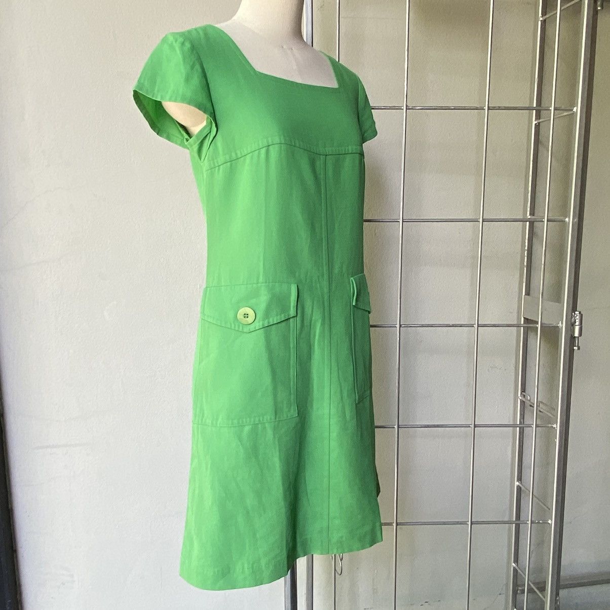 ysl green dress Yves Saint Laurent Haute Couture Vintage 1990's Olive Green Gown – I MISS  YOU VINTAGE