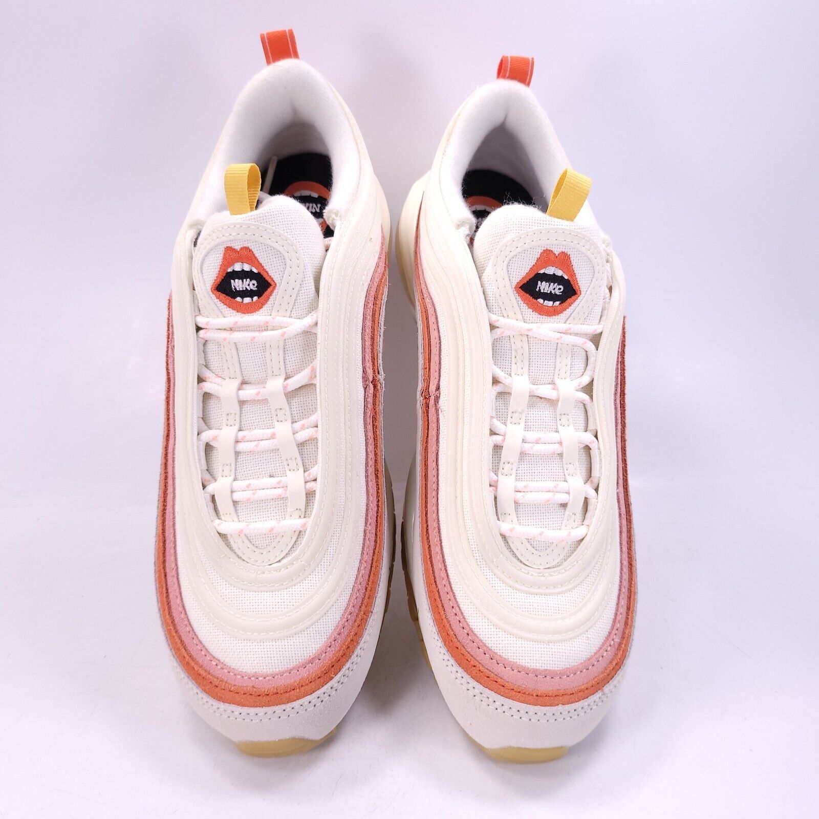 Nike Nike Air Max 97 Shoe Womens Size 10 DQ7655-100 White Pink Size US 10 / IT 40 - 2 Thumbnail