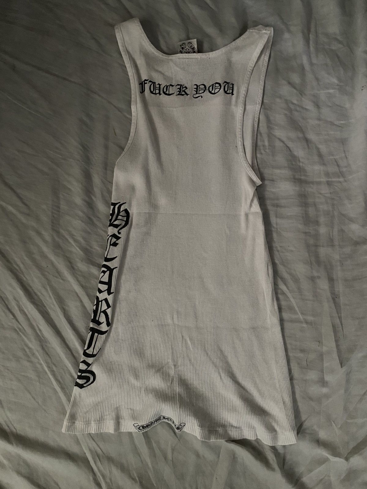 Chrome Hearts Chrome hearts tank top Fuck You Size US S / EU 44-46 / 1 - 2 Thumbnail