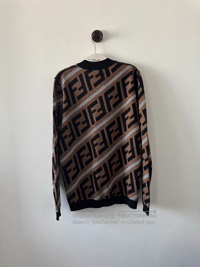 Fendi Fendi All-over print sweater Size US M / EU 48-50 / 2 - 2 Thumbnail