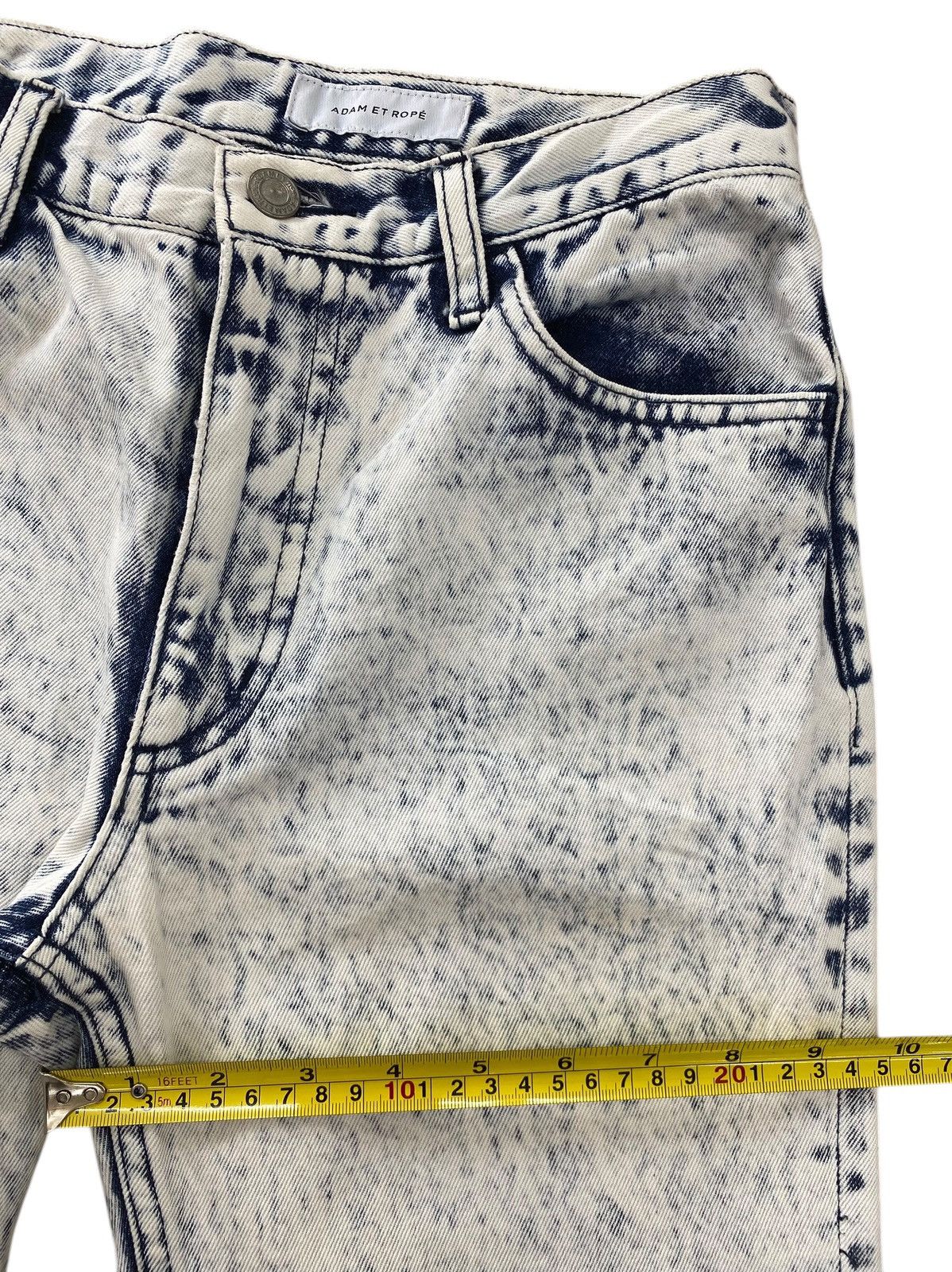 ADAM ET ROPE Adam Et Rope Acid Wash Style Straight Leg Jeans Size US 28 / EU 44 - 7 Thumbnail