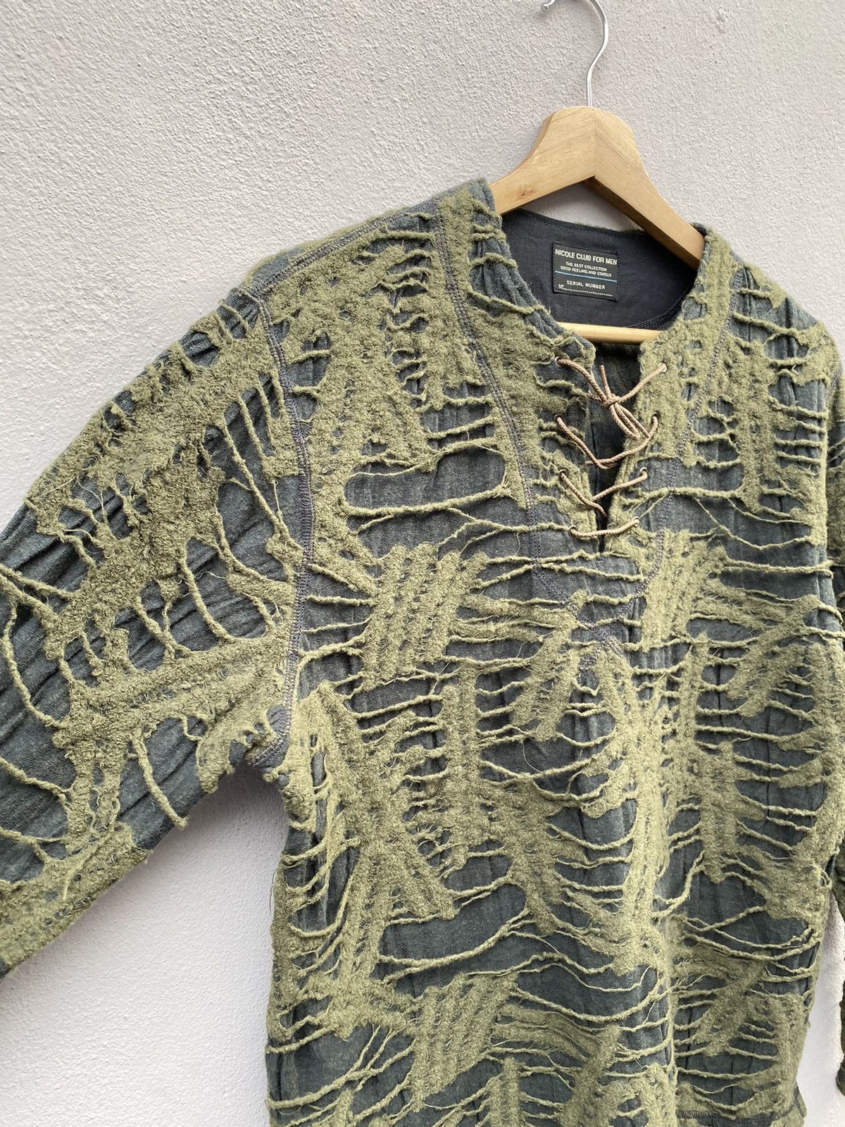 If Six Was Nine × Le Grande Bleu (L.G.B.) × Tete Homme RARE🔥 Nicole Club For Men Spider Web OG Design / Streetwear Size US M / EU 48-50 / 2 - 8 Thumbnail