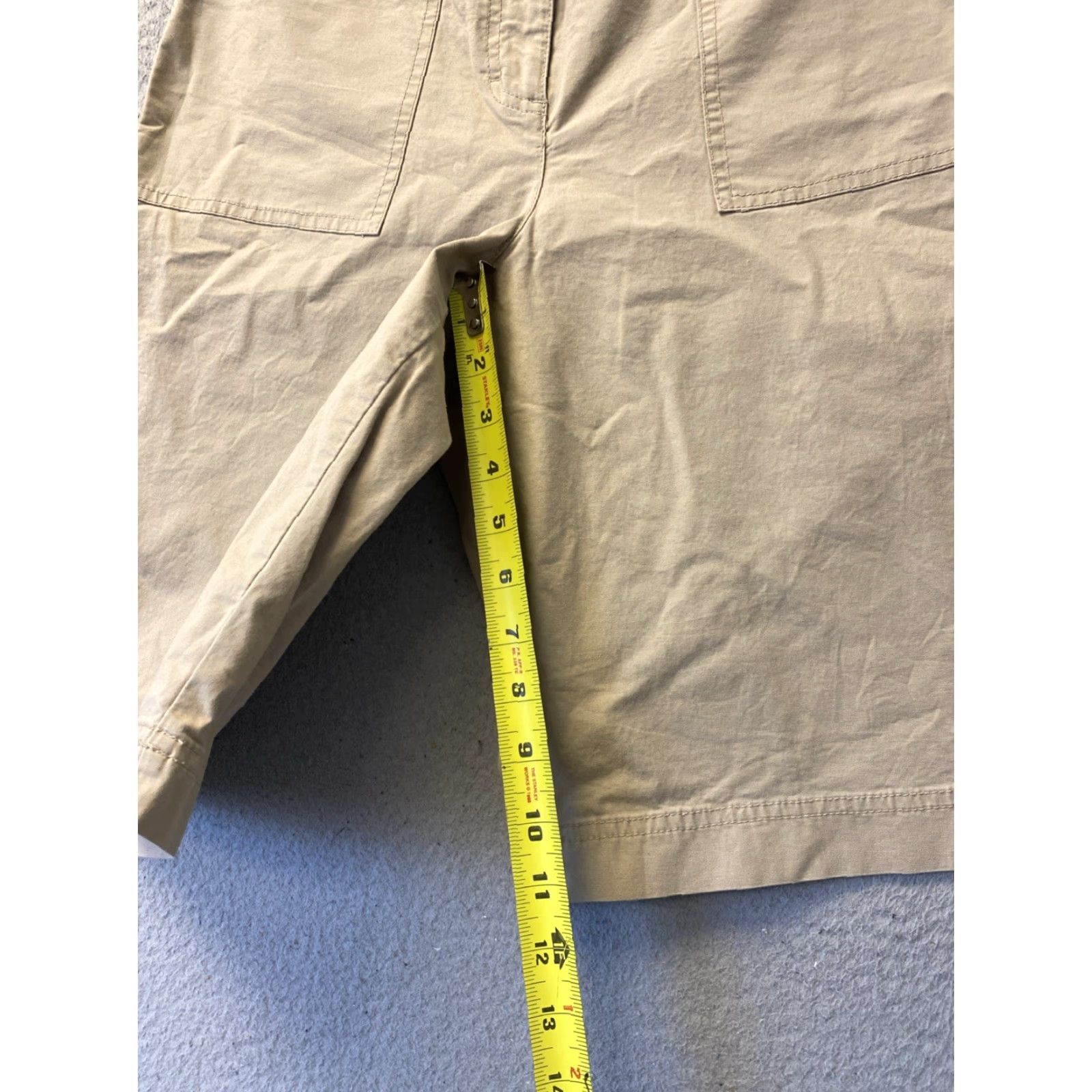 Pendleton Vintage Pendleton Women's Chino Shorts Size 8 Tan Casual Golf Travel Preppy Size 30" / US 8 / IT 44 - 6 Thumbnail
