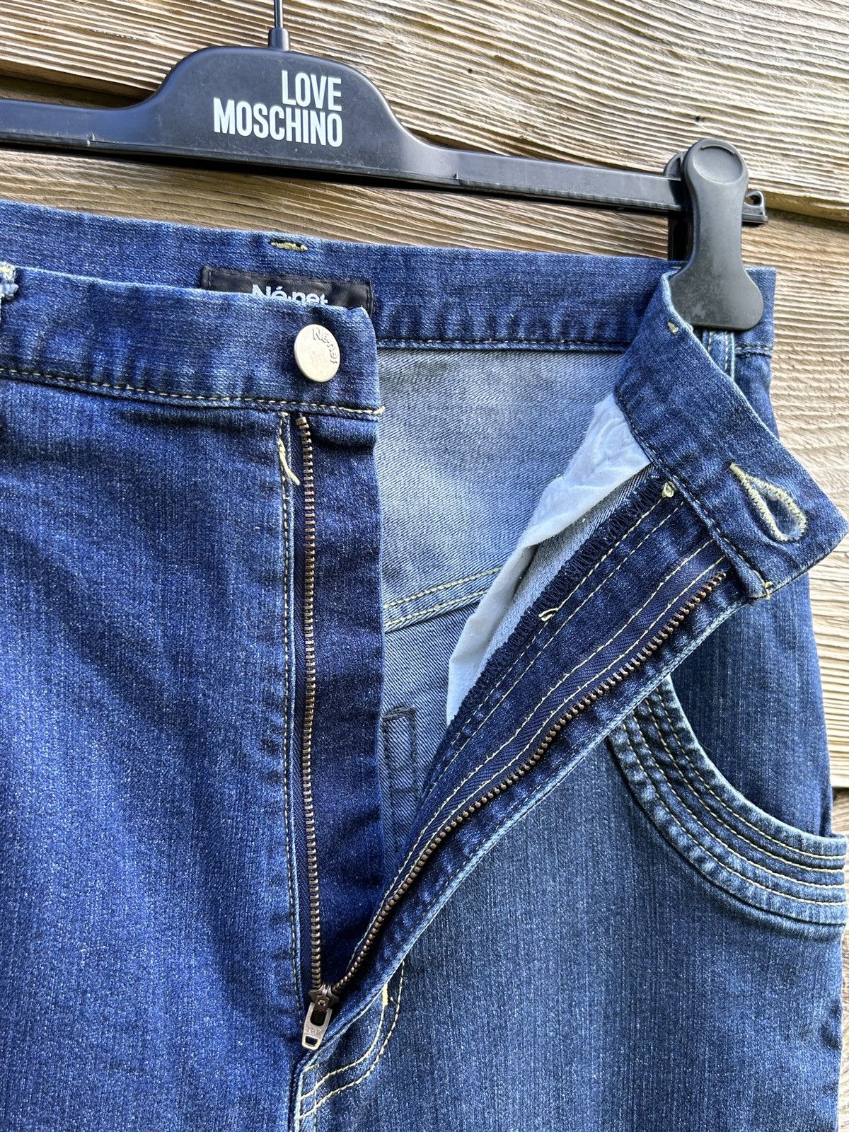 Ne-Net Vintage Ne-Net Issey Miyake High Rise Skinny Leg Jeans Size US 28 / EU 44 - 8 Thumbnail