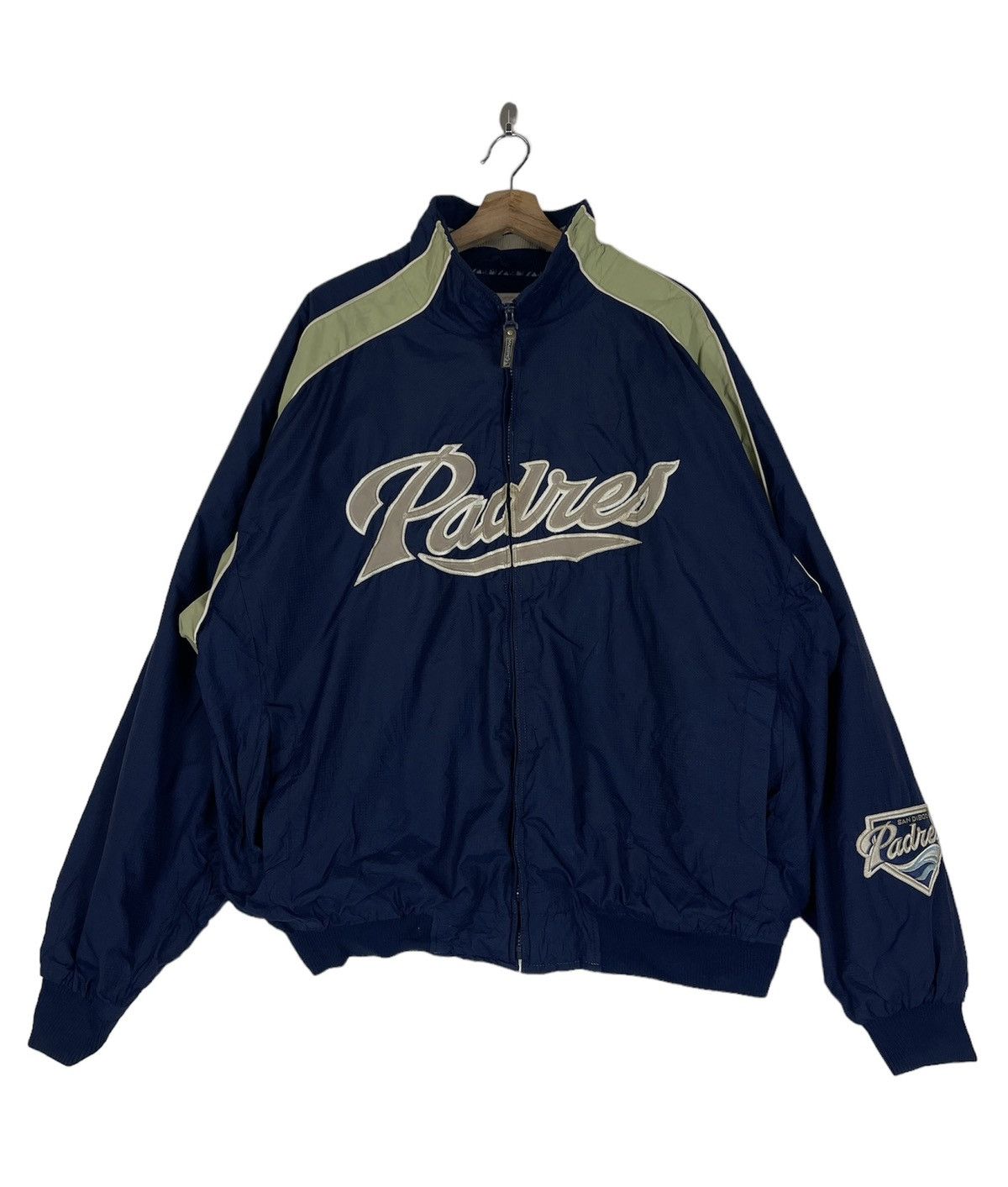 Majestic PADRES MAJESTIC MLB TEAM JACKET | Grailed