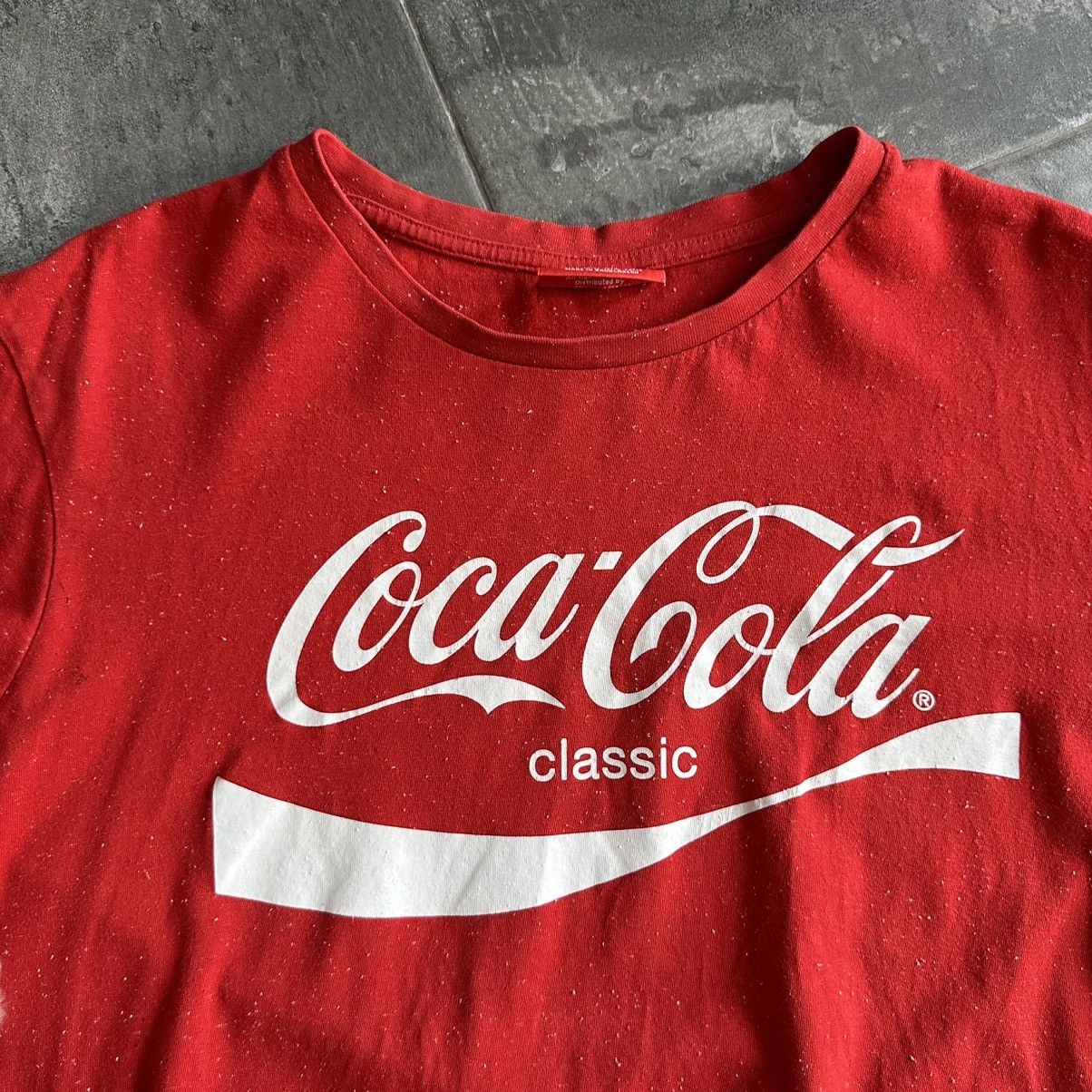 Coca Cola × Vintage Vintage T-shirts Coca-Cola Big Logo Distressed Y2K Style USA Size US XXL / EU 58 / 5 - 11 Thumbnail