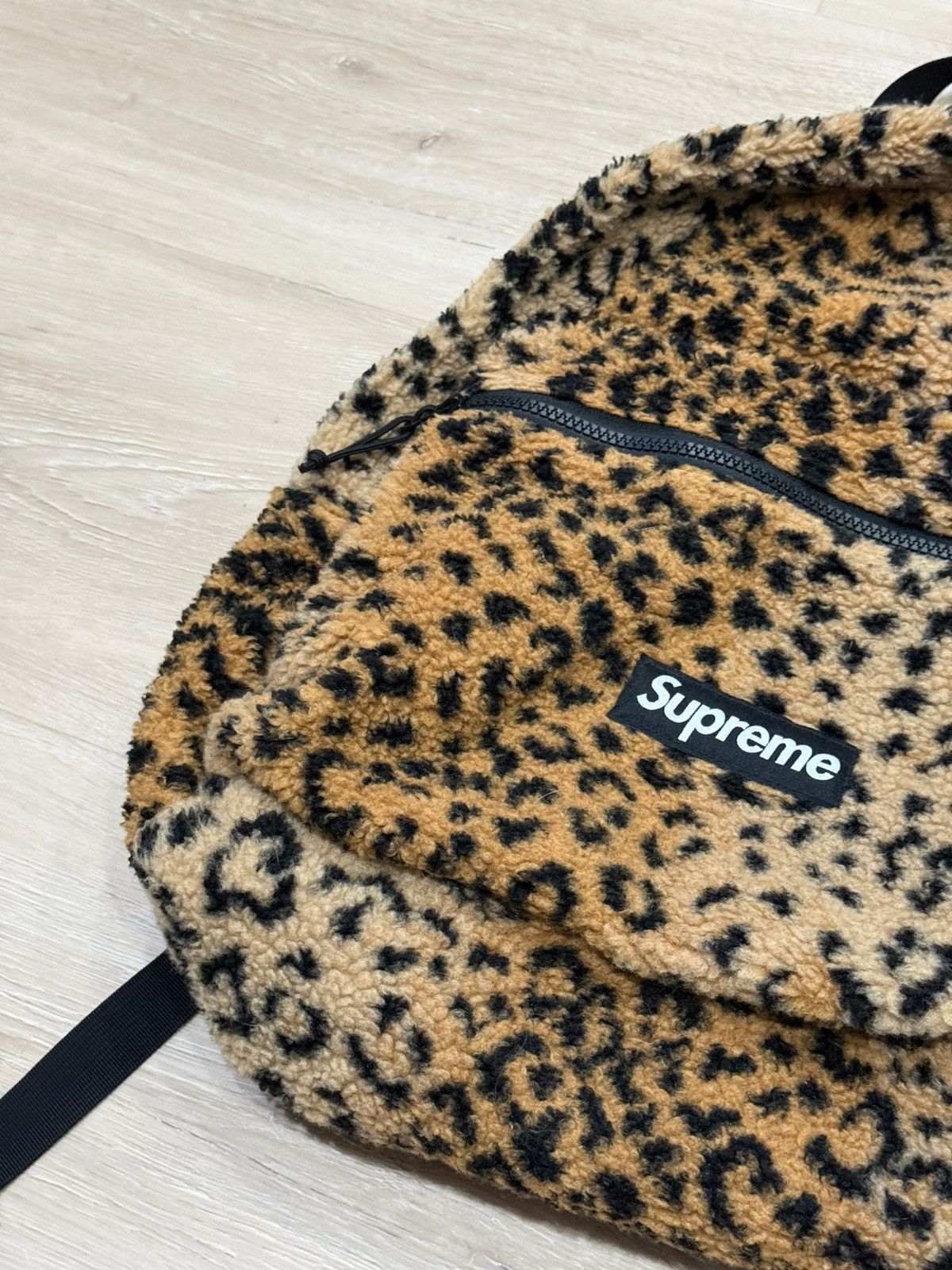Supreme Supreme Leopard Fleece Backpack Size ONE SIZE - 3 Thumbnail