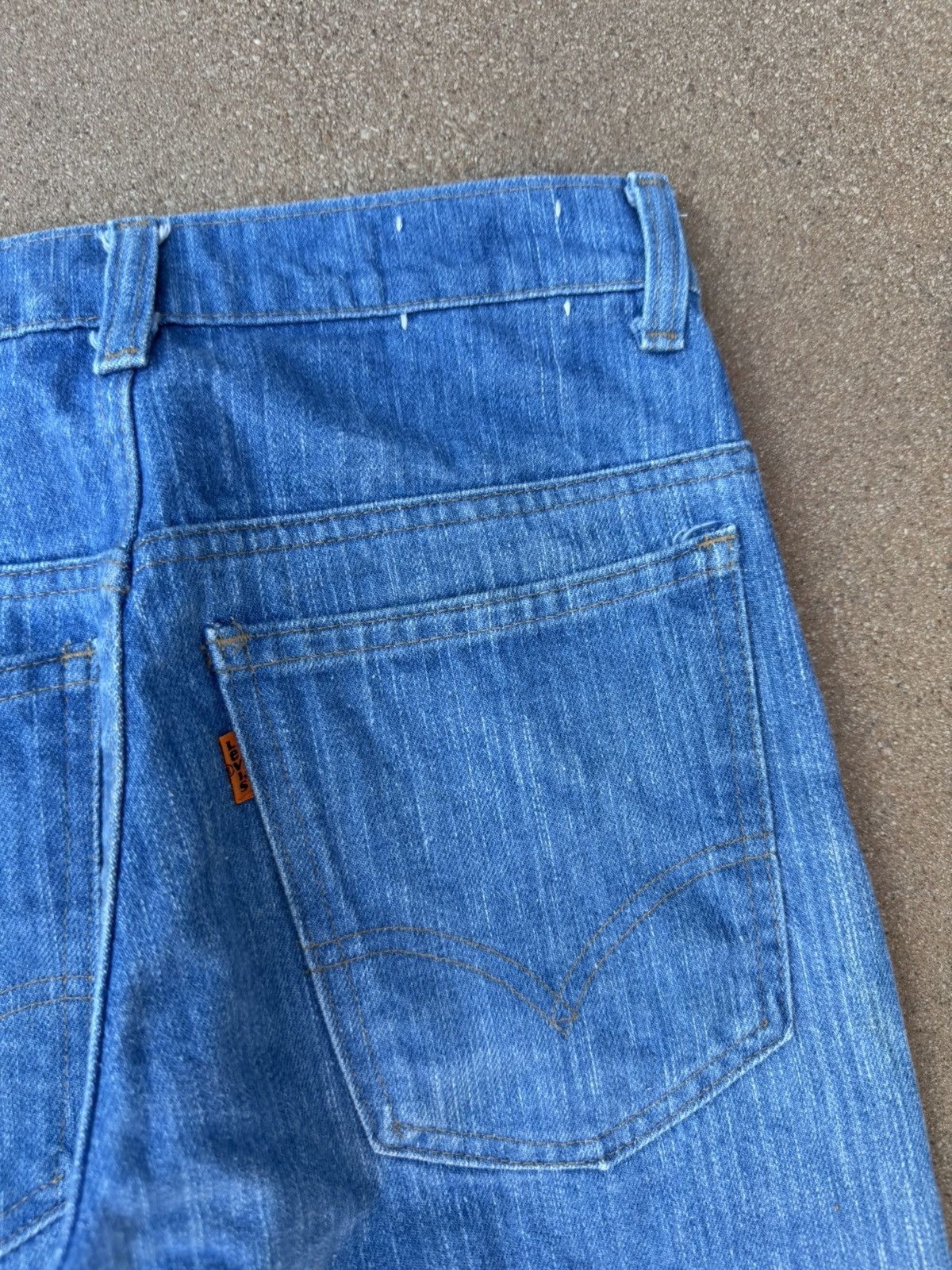 Levi's Vtg 70’s Levi’s 646 Orange Tab Bellbottom Flare Jeans 28x29 Size US 28 / EU 44 - 8 Thumbnail