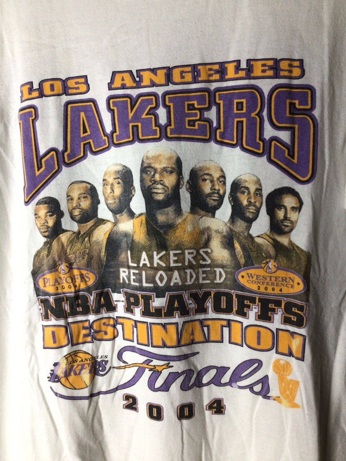 NBA × Rap Tees Lakers Kobe Shaq 2004 Size US XL / EU 56 / 4 - 3 Thumbnail
