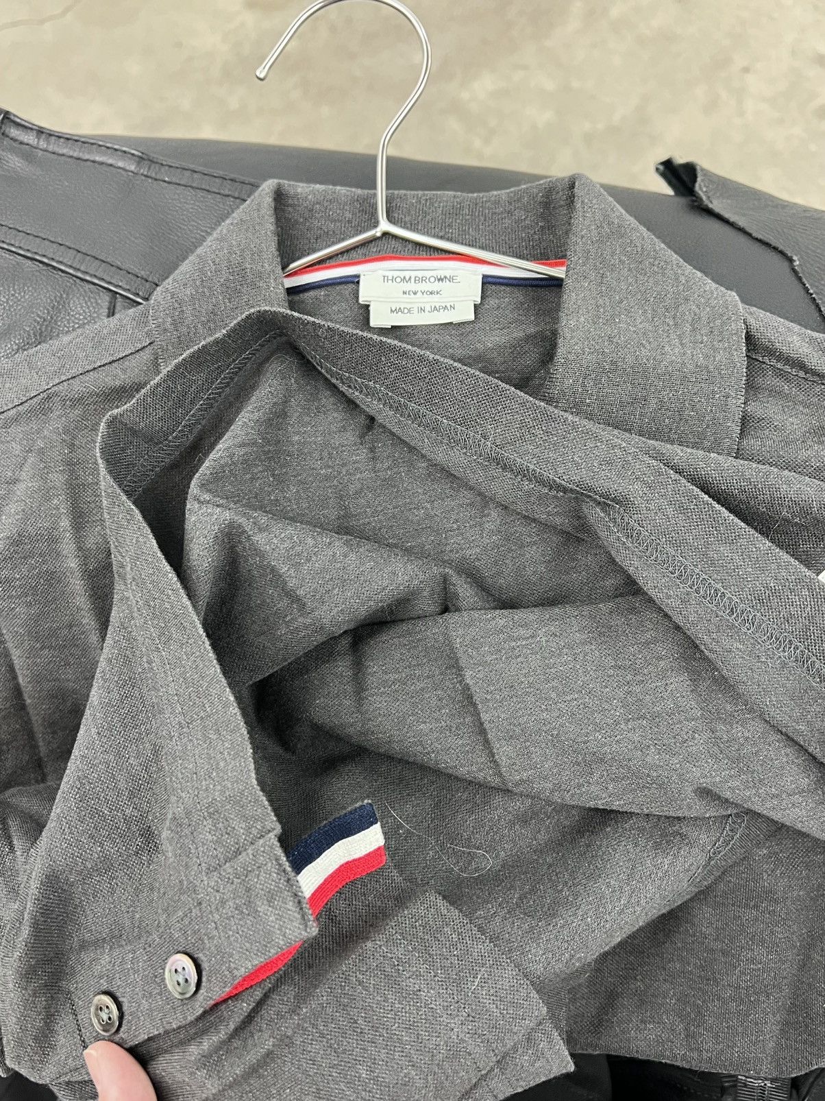 Thom Browne Thom Browne Grey Polo Size US M / EU 48-50 / 2 - 6 Thumbnail