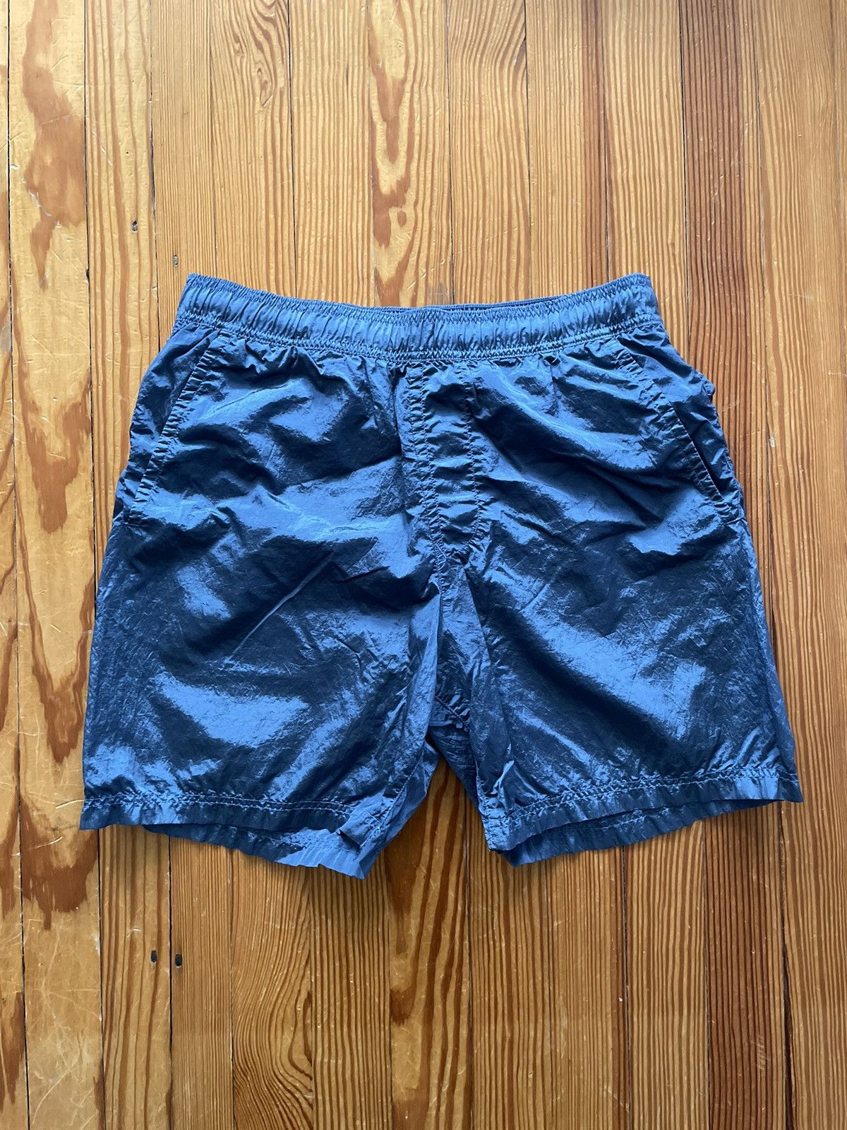Stone Island Stone Island Nylon Metal Shorts Blue Size US 32 / EU 48 - 1 Thumbnail