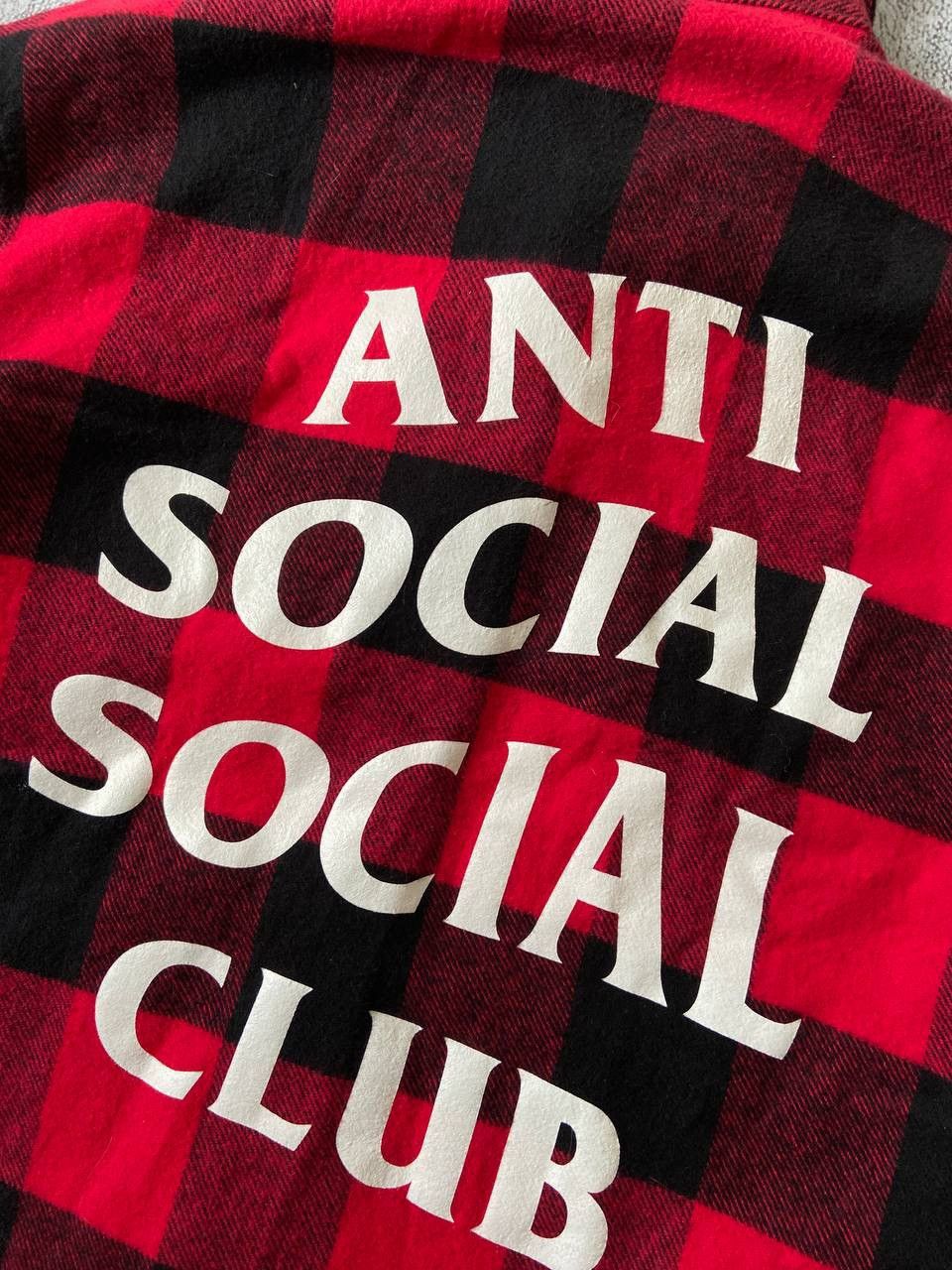 Anti Social Social Club Anti Social Social Club Button Up Flannel Red Size US S / EU 44-46 / 1 - 13 Thumbnail