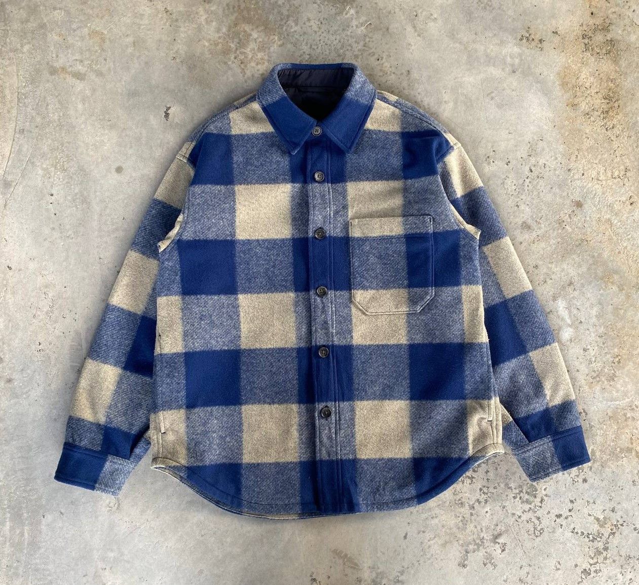 Japanese Brand GRUNGE PRISONER CHECKERED FLANNEL BY UNIQLO Size US M / EU 48-50 / 2 - 5 Thumbnail
