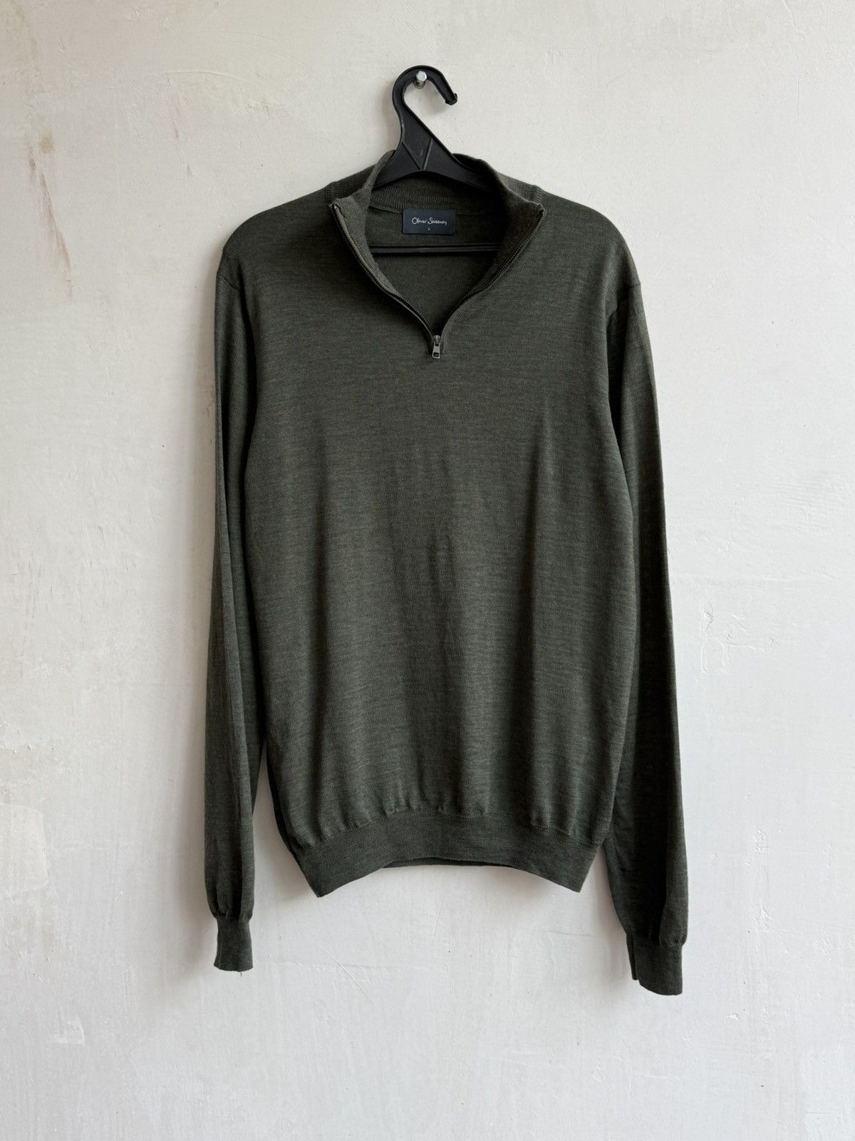 Oliver Sweeney Oliver Sweeney Merino Wool 1/3 zip jumper size L Size US L / EU 52-54 / 3 - 1 Thumbnail