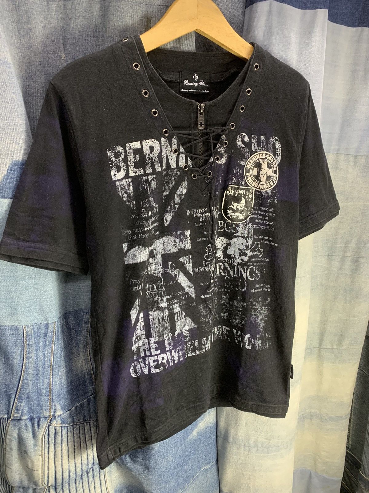 Hysteric Glamour × If Six Was Nine × Japanese Brand BERNING SHO SKULLS POEM JAPANESE BRAND DOUBLE LAYERS Size US M / EU 48-50 / 2 - 3 Thumbnail