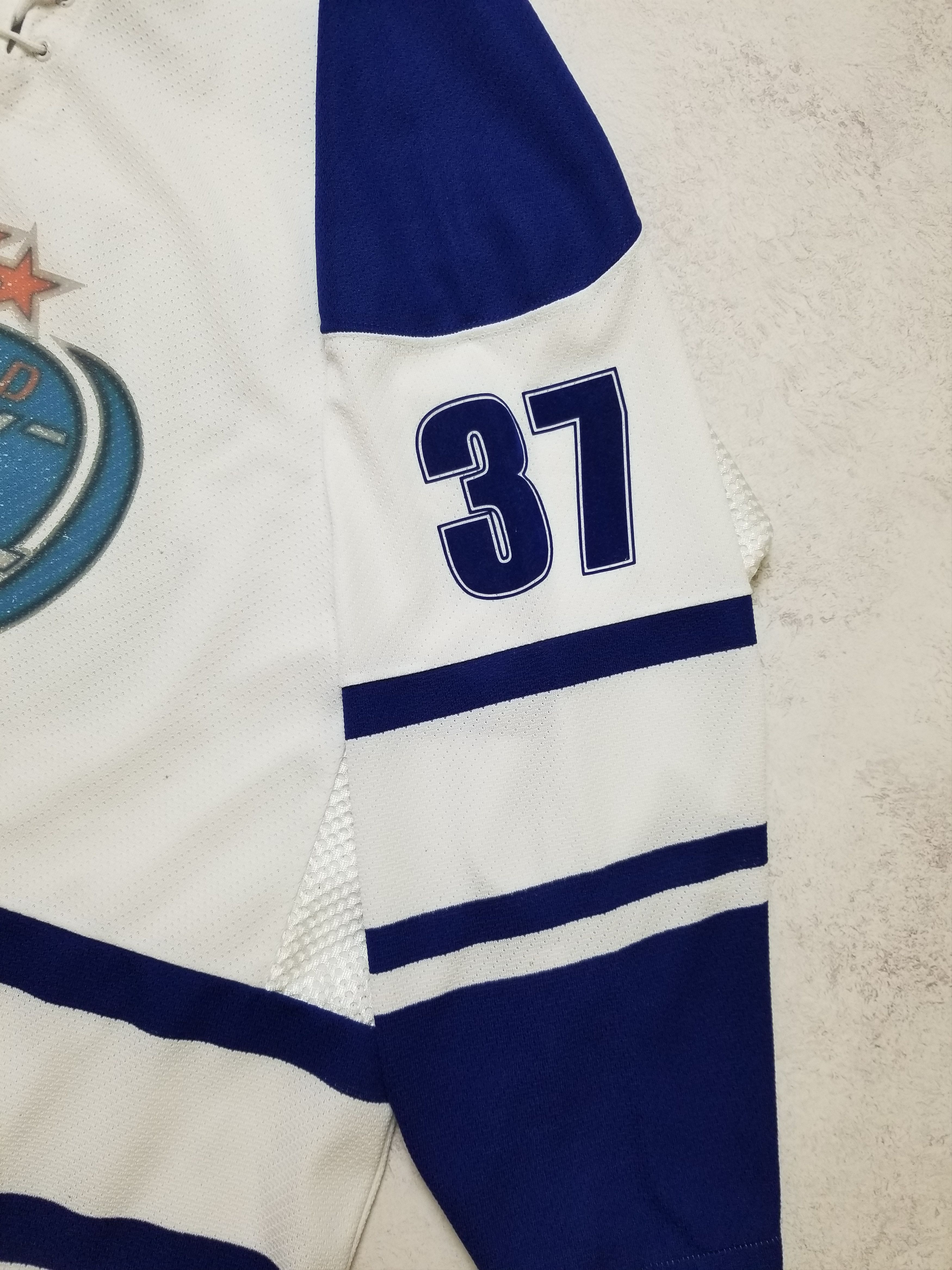 Ccm Air-Knit Sheffield Stix #37 Woolley Ice Hockey Club Jersey Size US XL / EU 56 / 4 - 22 Thumbnail
