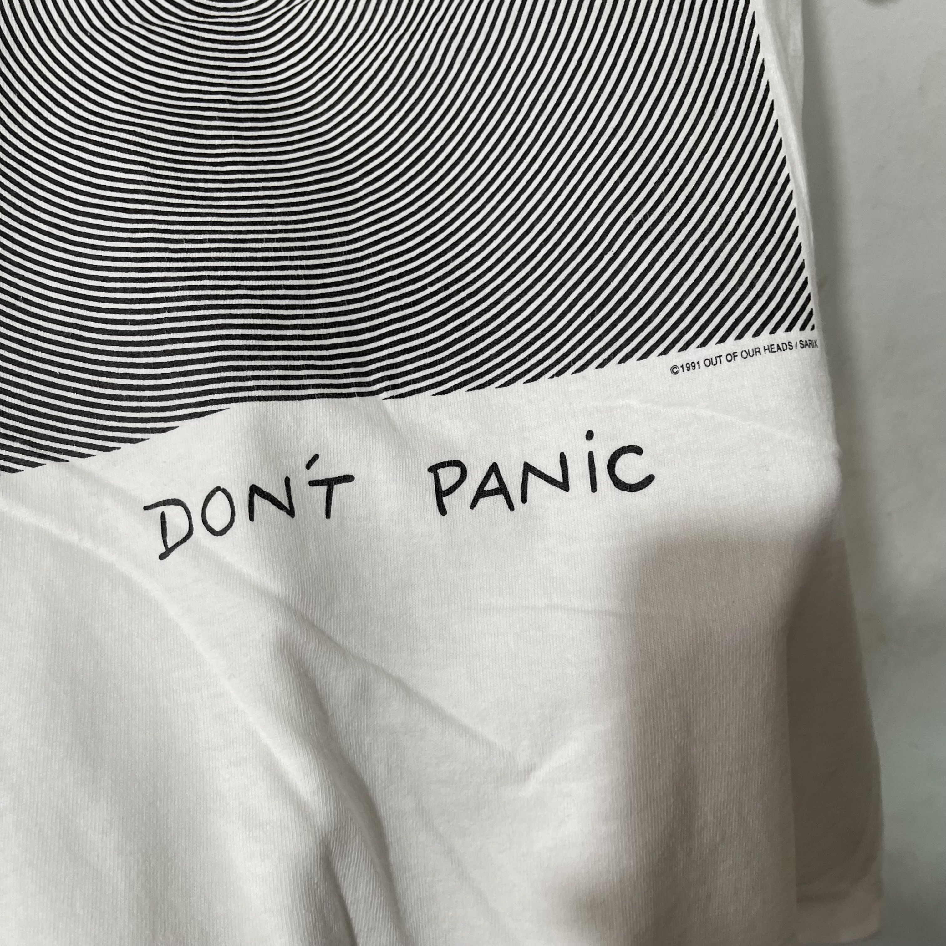 Vintage Vintage 90s San Francisco “Don’t Panic” T-Shirt Size US M / EU 48-50 / 2 - 3 Thumbnail