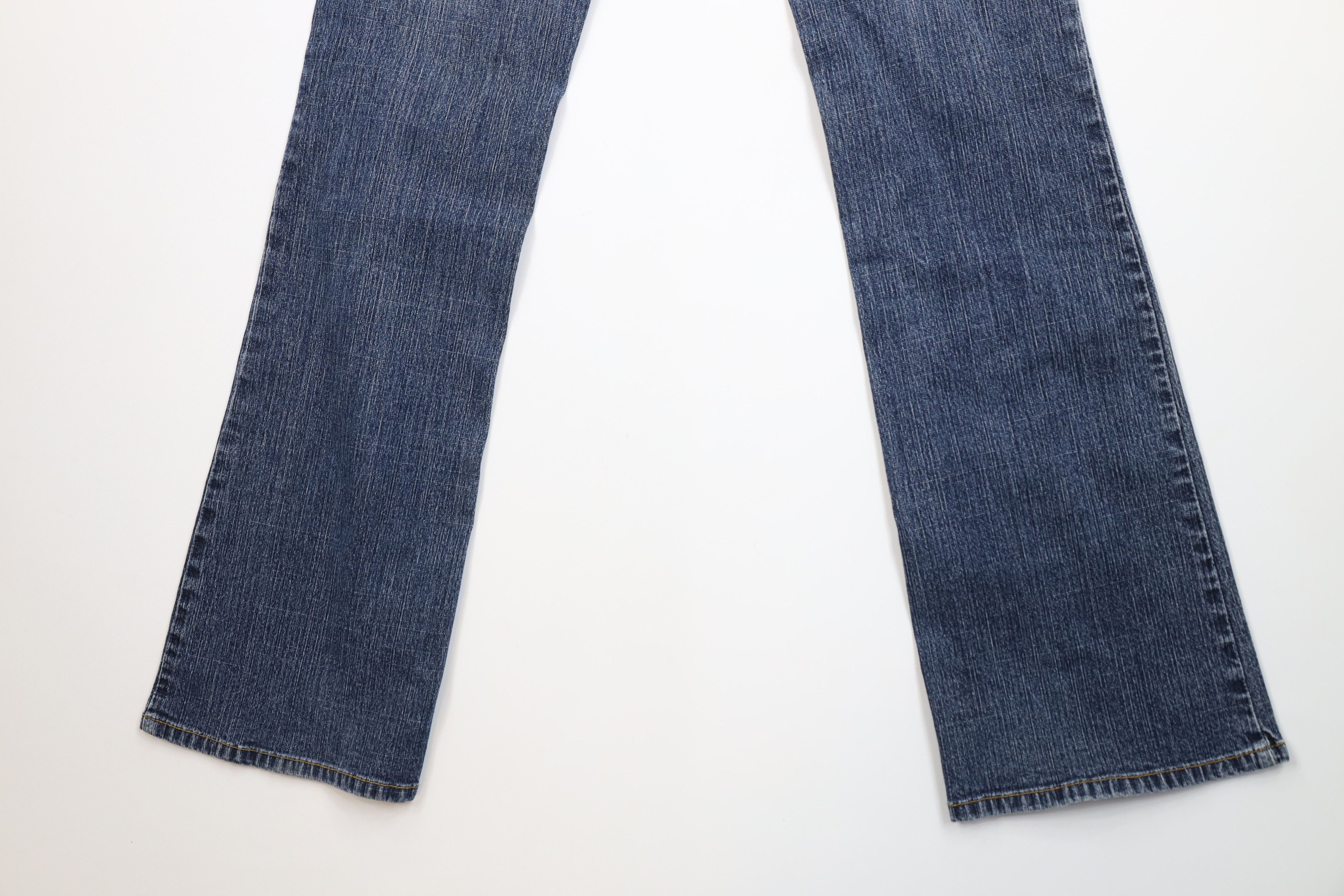 Vintage Vintage 90s Streetwear Babydoll Stretch Flared Denim Jeans Size 30" / US 8 / IT 44 - 10 Thumbnail
