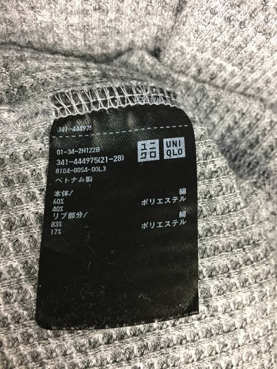 Uniqlo Uniqlo Casual Waffle knit Crew Neck Long Sleeve Tee Size S Size US S / EU 44-46 / 1 - 8 Thumbnail
