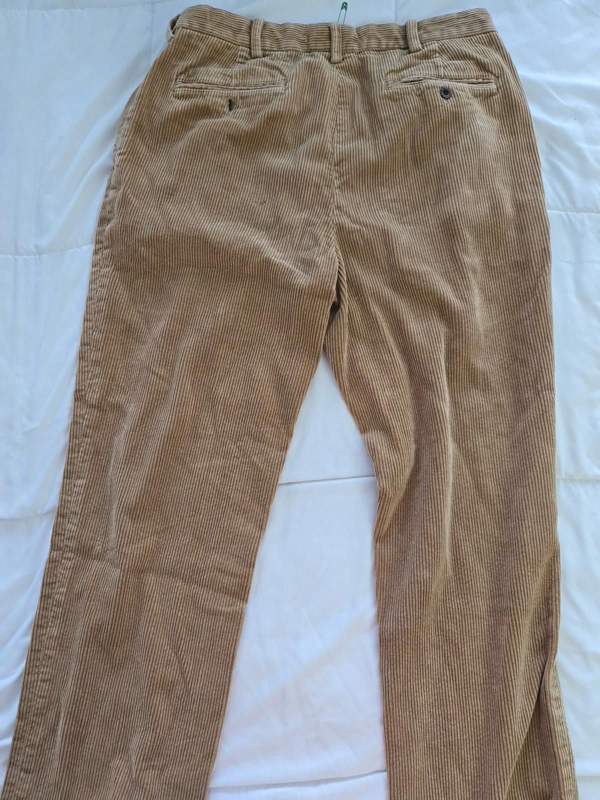 Polo Ralph Lauren Polo Ralph Lauren Corduroy Pants Mens 34x30 Brown Pleated Size US 34 / EU 50 - 6 Thumbnail