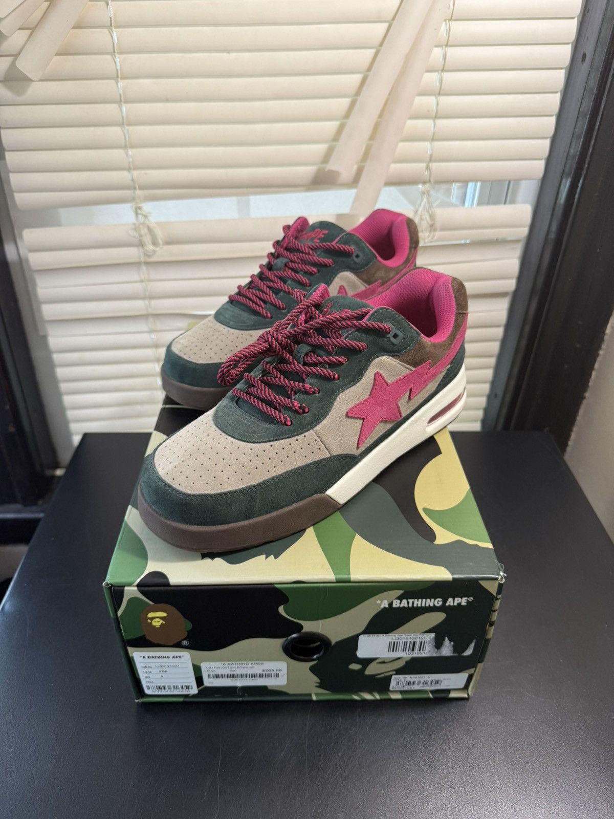 Bape Bape Road sta Green Suede Size 9 Worn Once Size US 9 / EU 42 - 12 Thumbnail