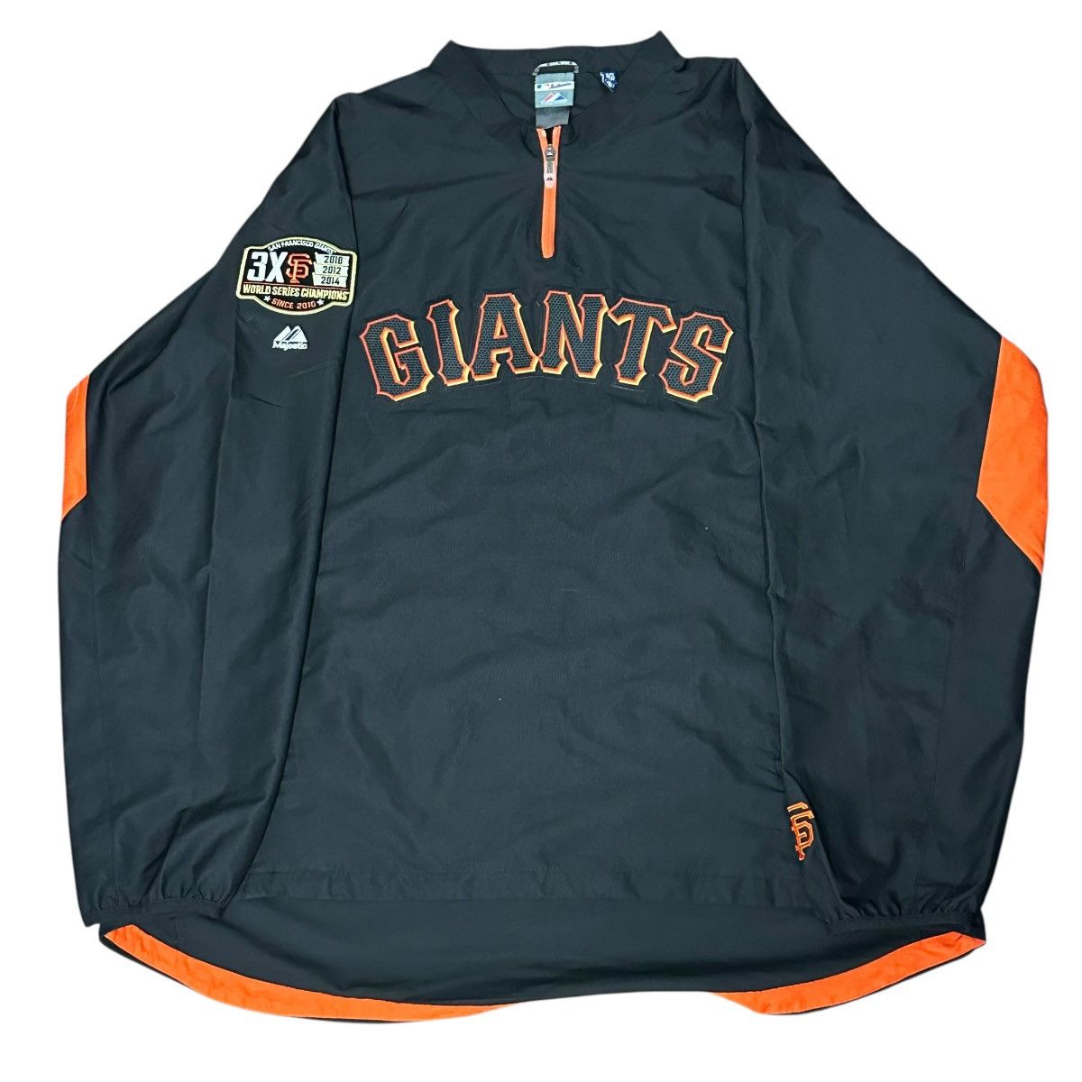 Majestic RARE San Francisco Giants 3x Champions Patch Dugout Jacket Size US XXL / EU 58 / 5 - 1 Thumbnail