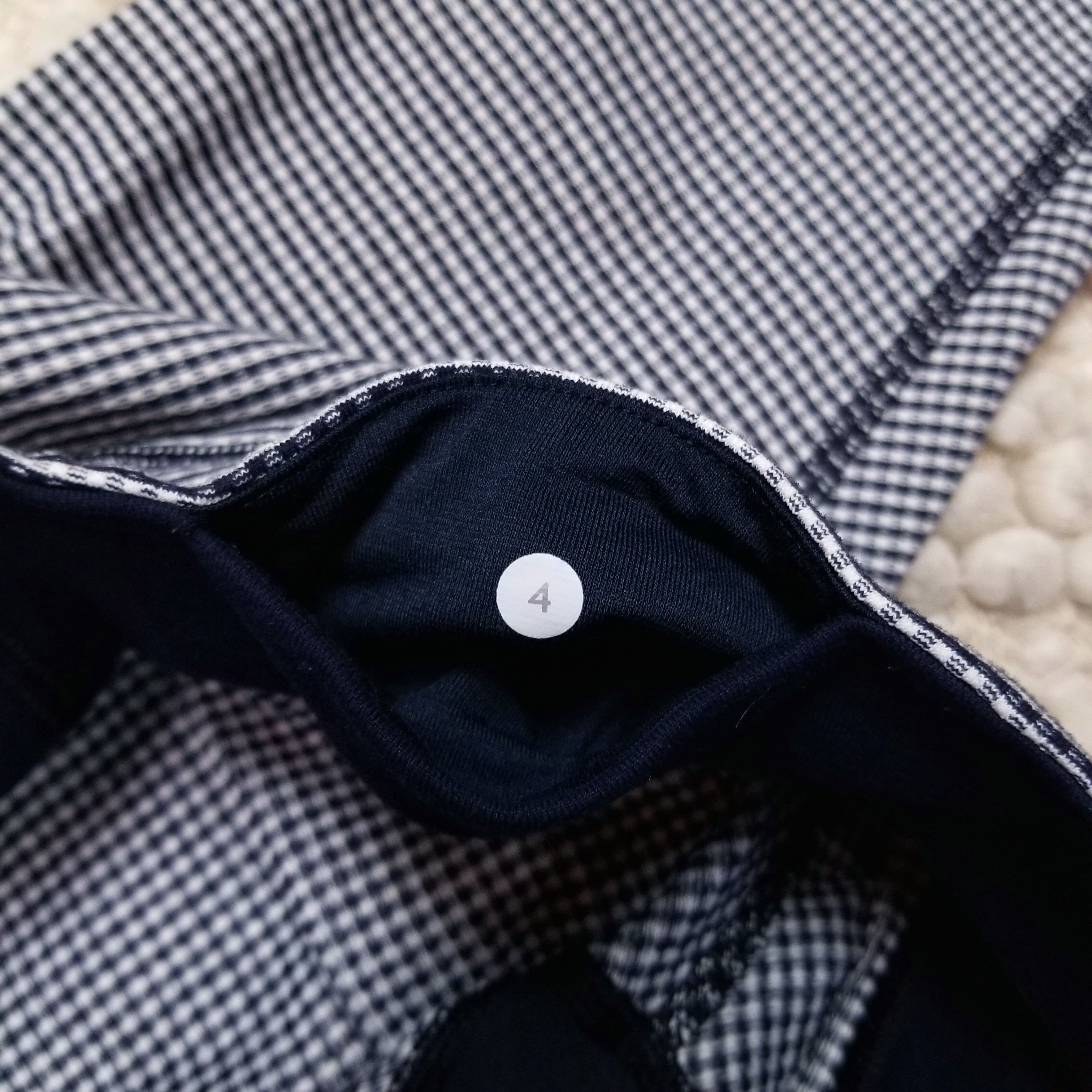 Lululemon Wunder Under Crop II (Roll Down) Gingham Luon Size 27" / US 4 / IT 40 - 3 Thumbnail