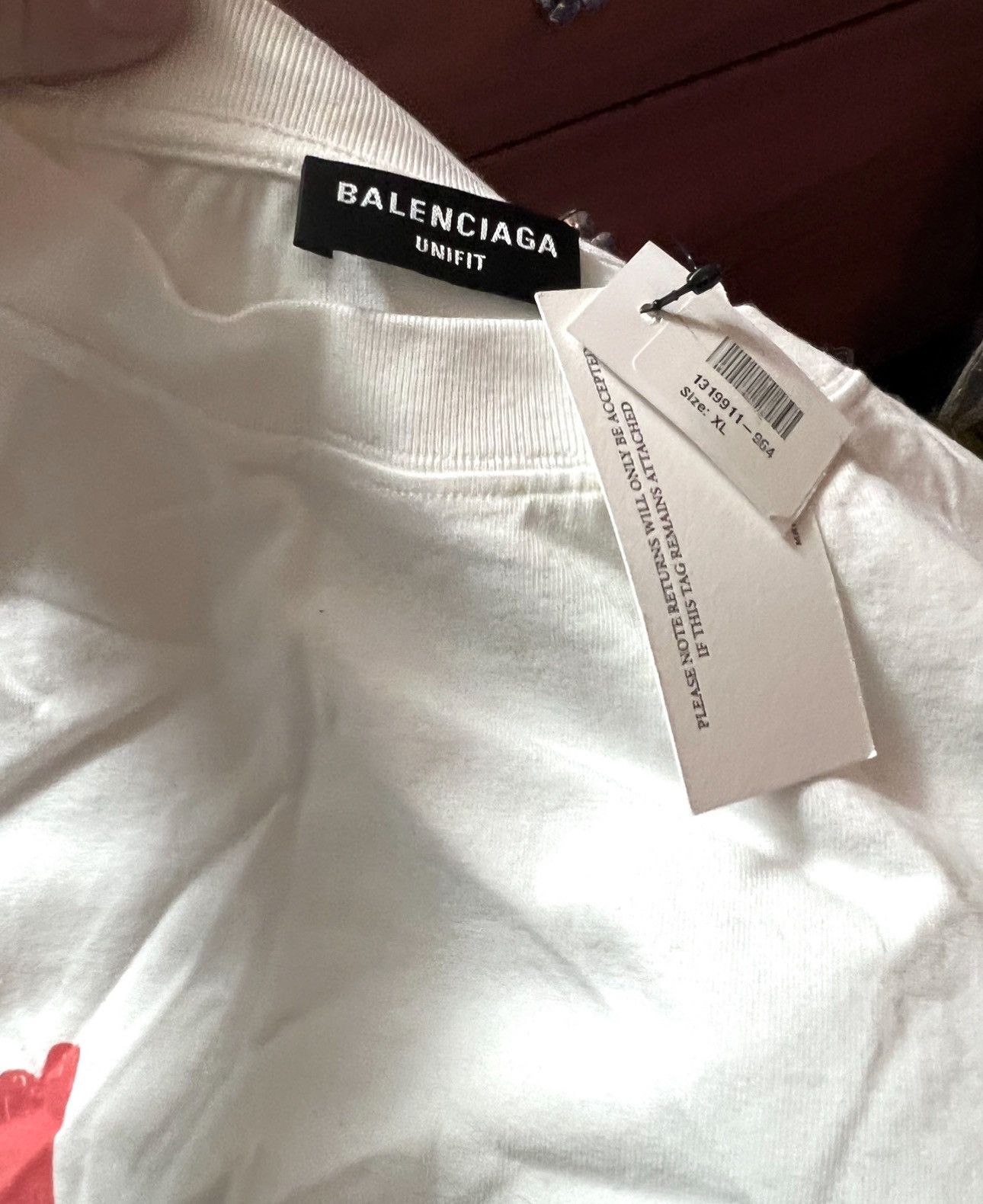 Balenciaga Balenciaga I Love Earth T-Shirt, white, Spring 2022 Size US XL / EU 56 / 4 - 3 Thumbnail