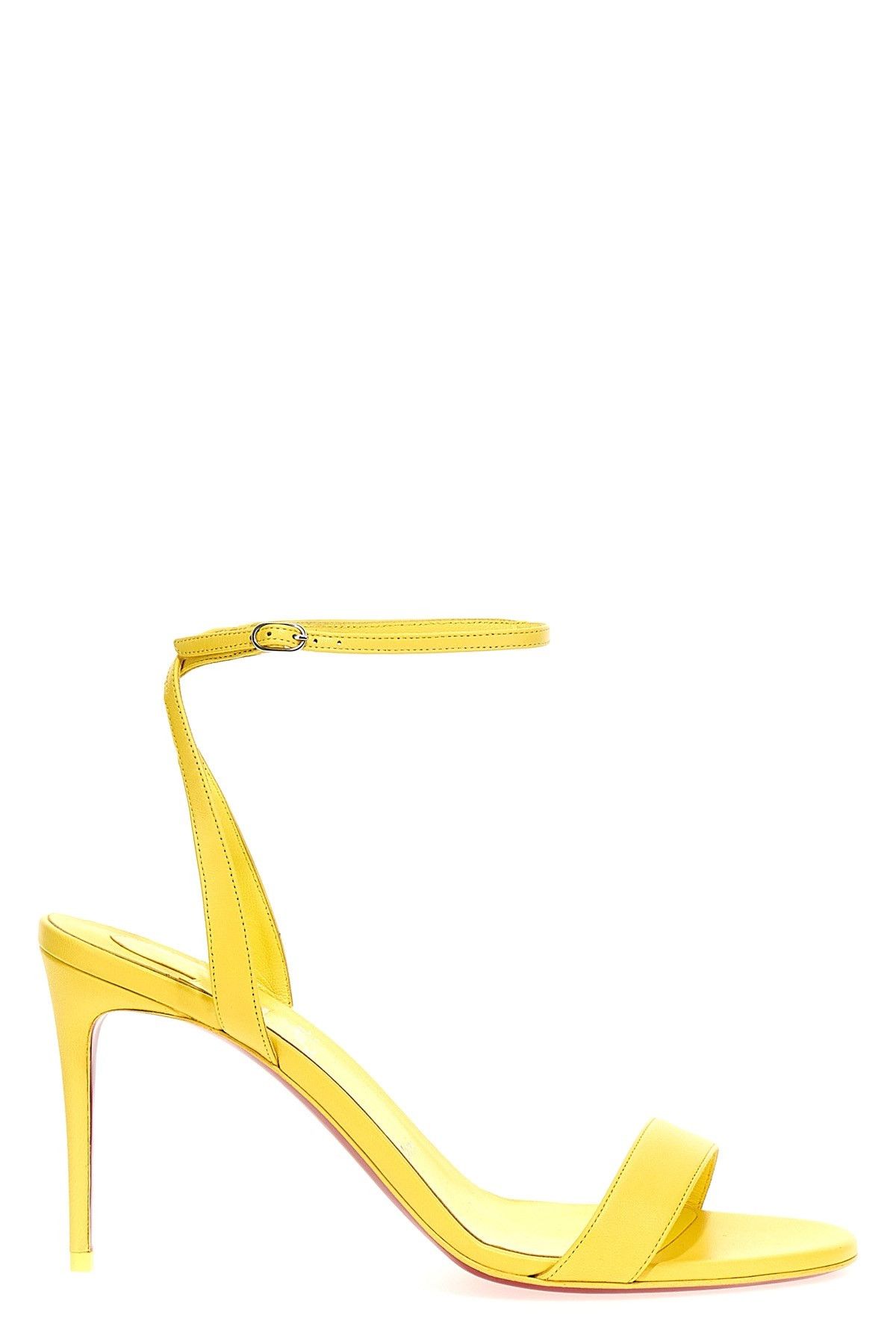 image of Christian Louboutin 'loubigirl' Sandals in Yellow, Women's (Size 7)