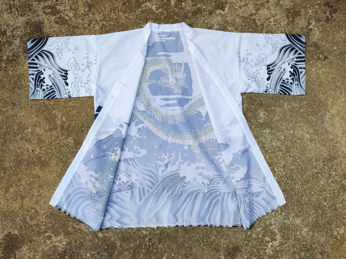 Japanese Brand Anhelon Dragon Kimono Jacket – Wave & Mountain Print Size US L / EU 52-54 / 3 - 11 Thumbnail