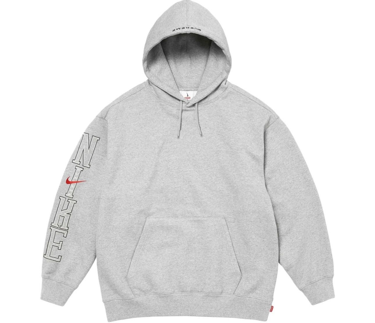 image of Nike Hoodie in Grey, Men's (Size 2XL)