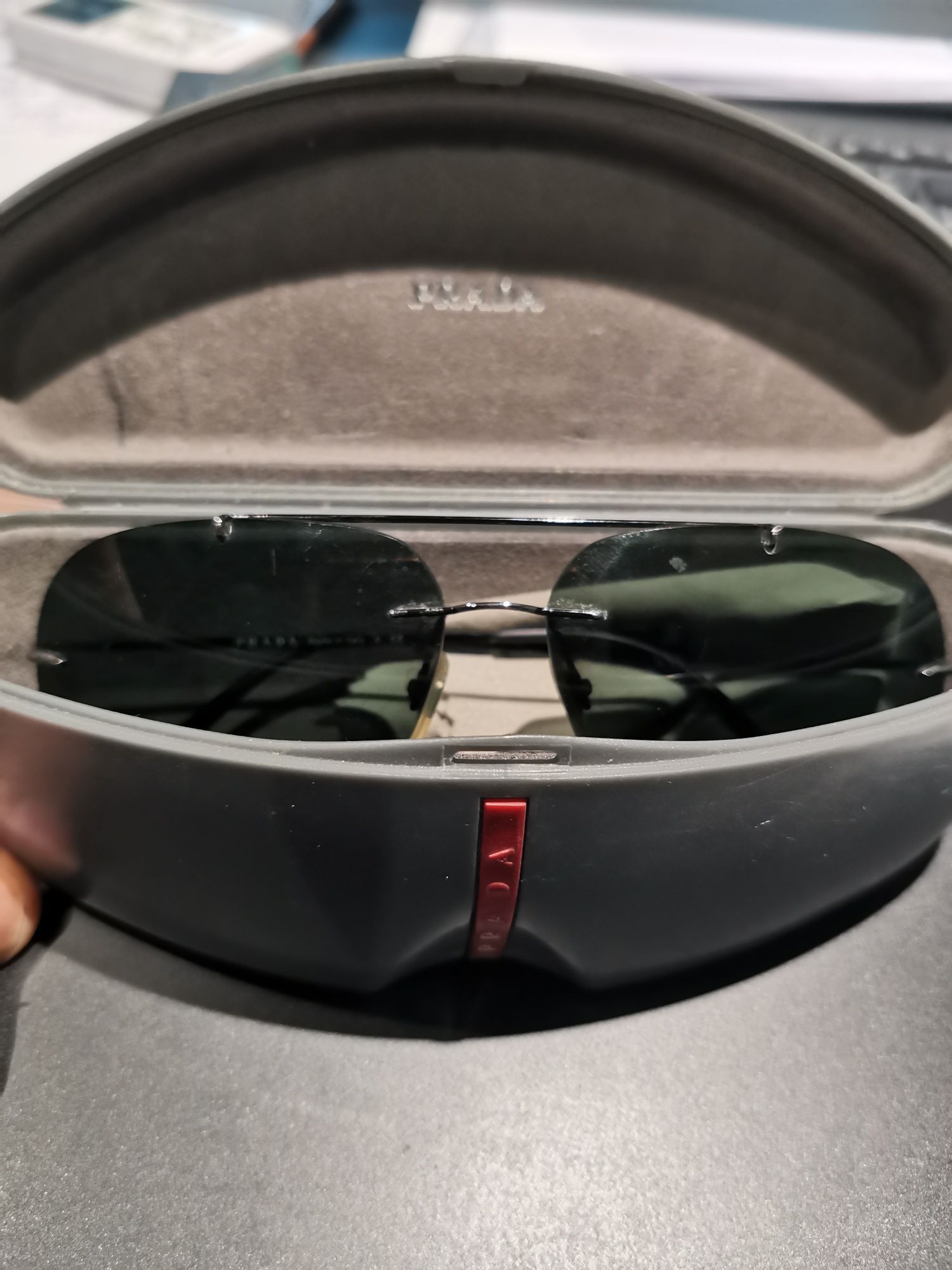 Prada Prada Aviator Sunglasses Size ONE SIZE - 3 Thumbnail
