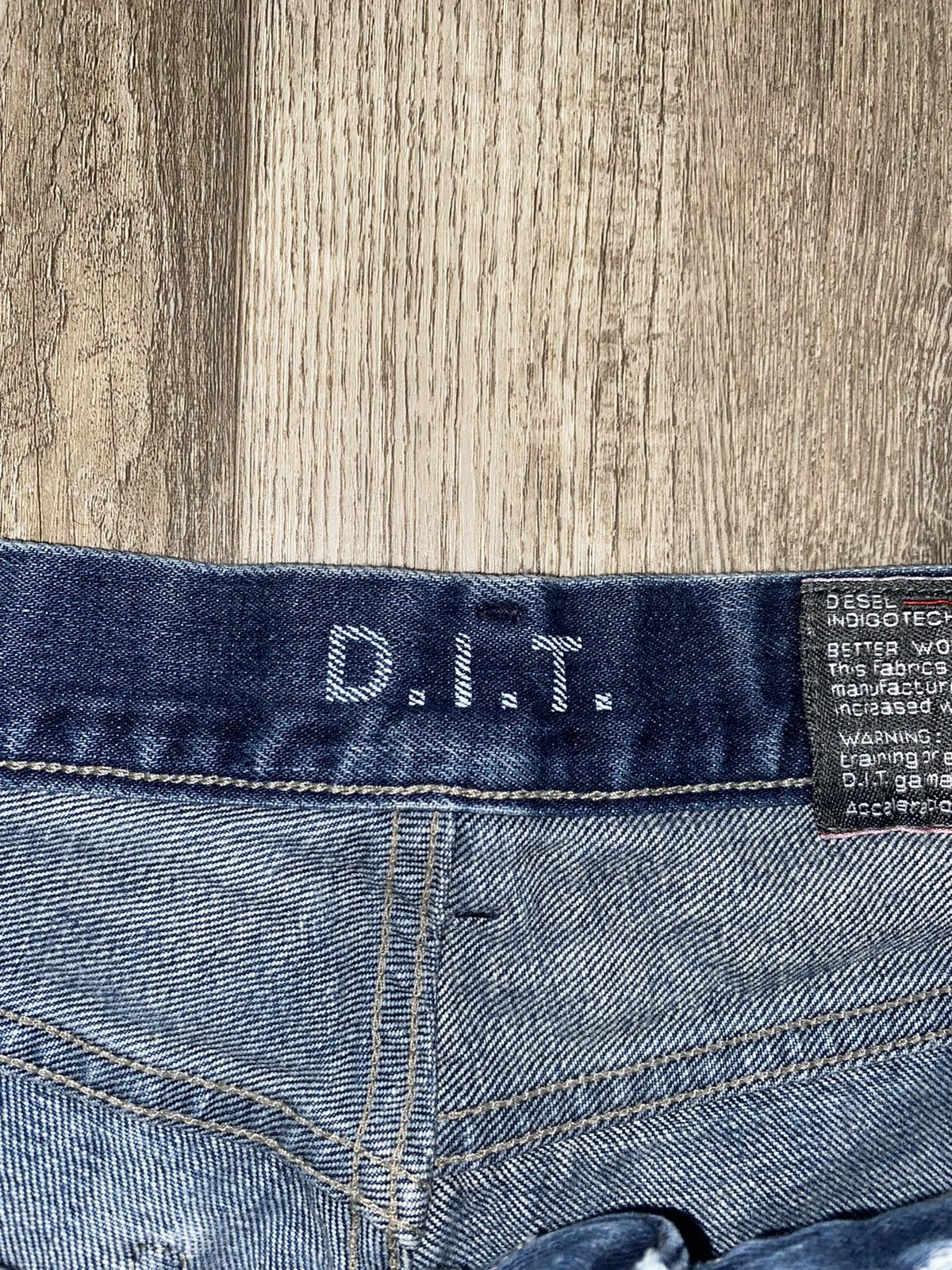 Diesel × Vintage diesel indigo tech blue jeans Size US 33 - 3 Thumbnail