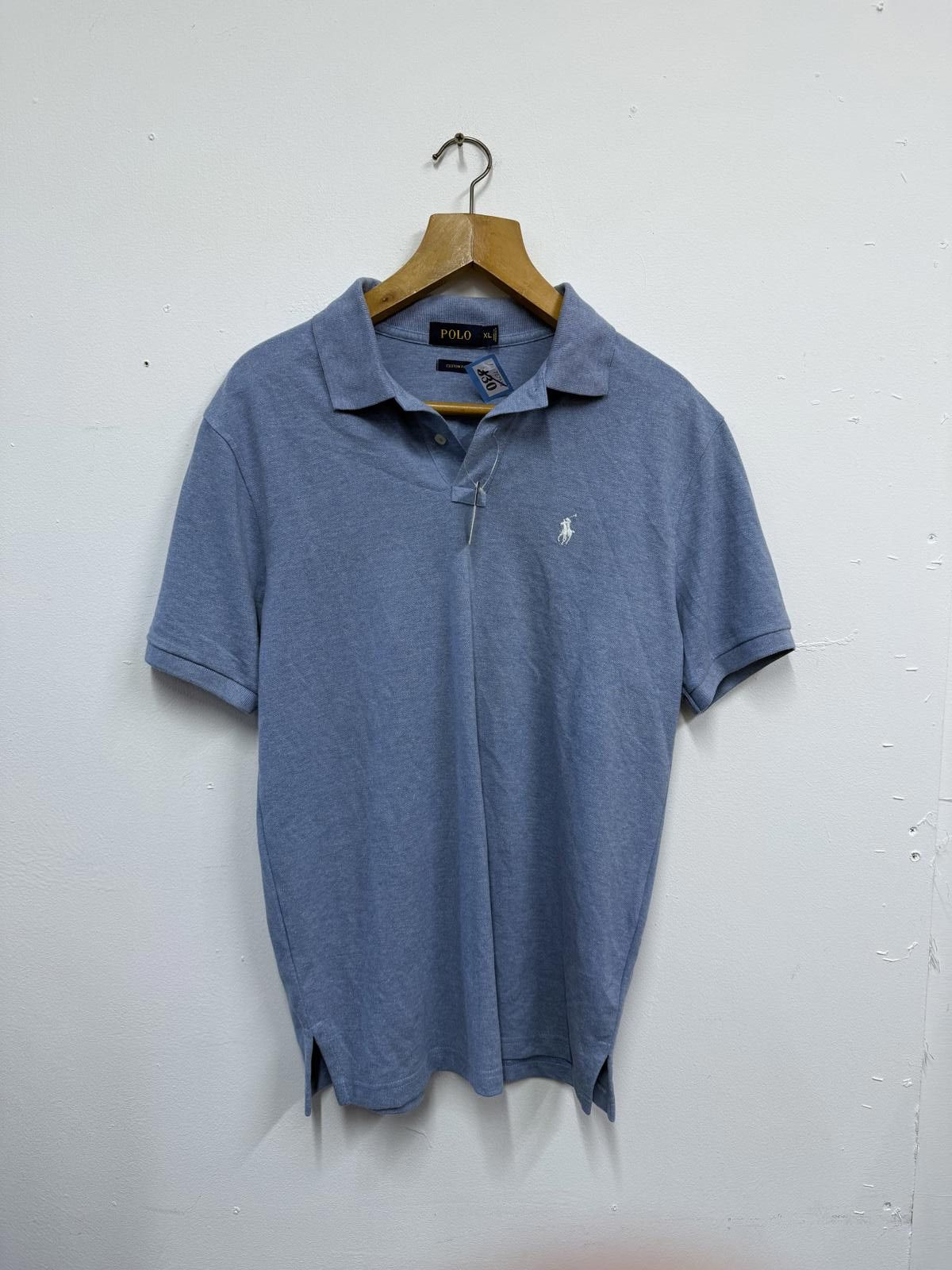 Polo Ralph Lauren Polo Ralph Lauren Custom Fit XL Blue Polo Shirt Size US XL / EU 56 / 4 - 1 Thumbnail