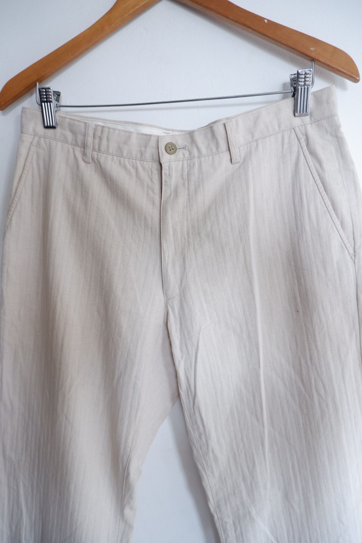 Yohji Yamamoto A.A.R Againts All Risks Yohji Yamamoto Cotton Linen Pants Size US 30 / EU 46 - 3 Thumbnail