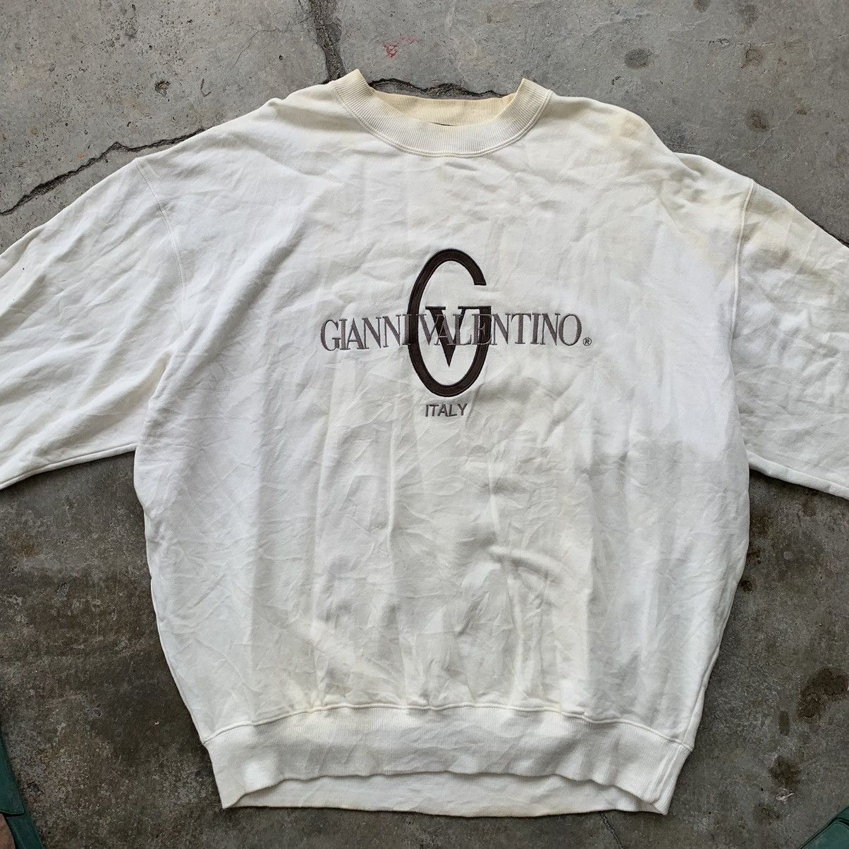 Japanese Brand × Vintage Gianni Velentino italy vintage sweatshirt Size US XL / EU 56 / 4 - 6 Thumbnail